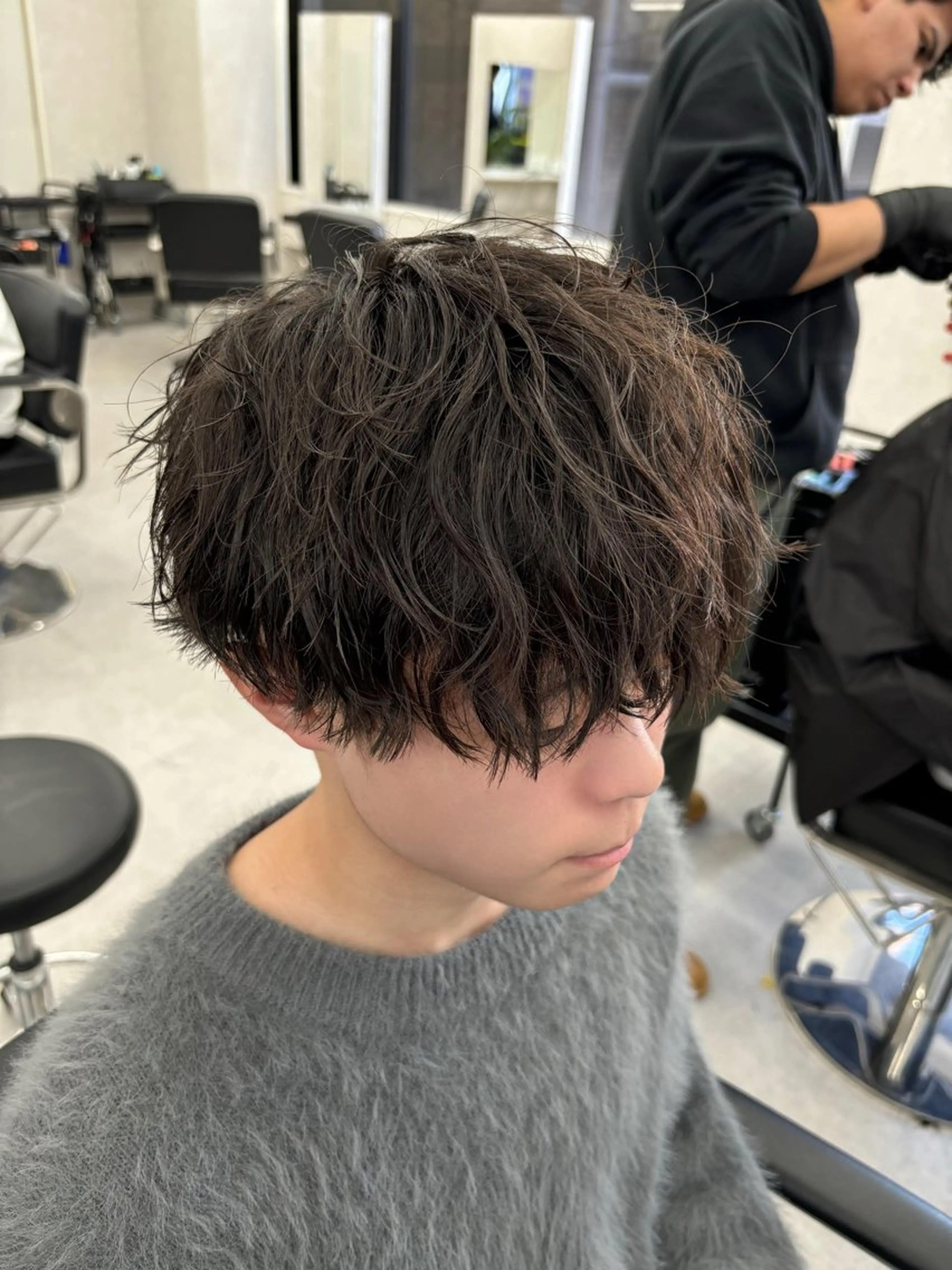 ショート カット 岩井 虎大郎のヘアスタイル