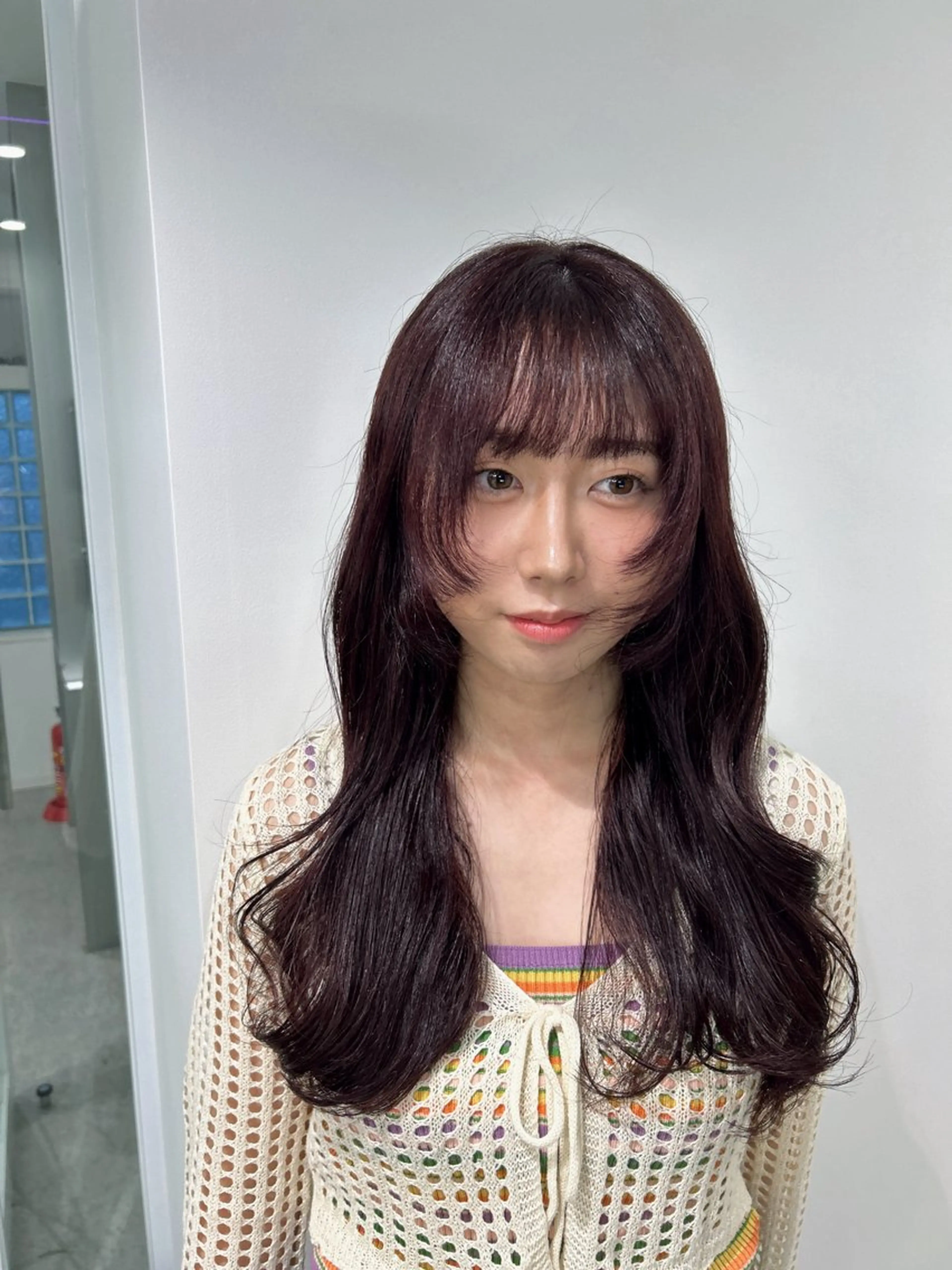 ロング カラー 愛結 暖色カラー🎀🩰のヘアスタイル