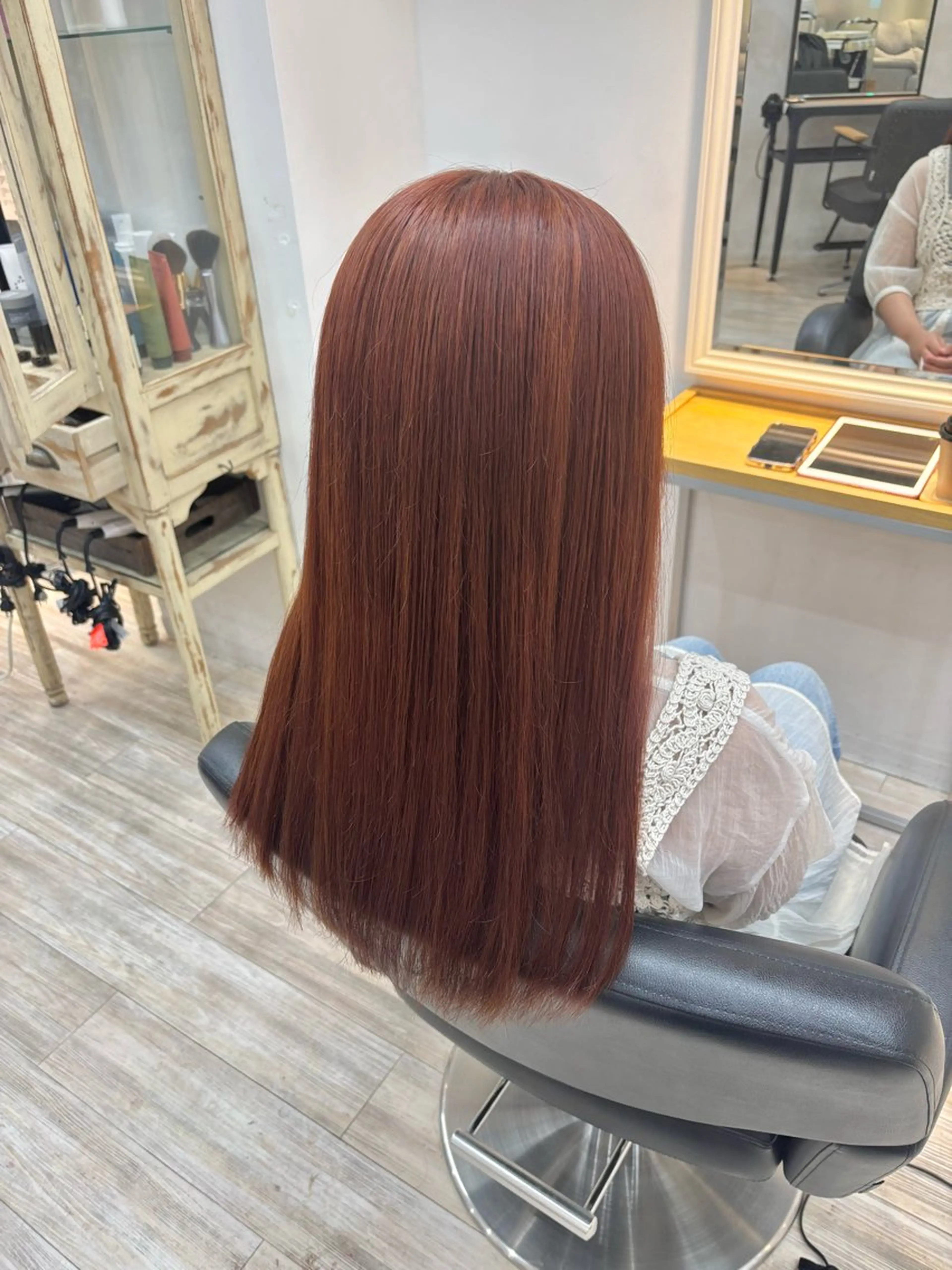 ロング カラー カット ヘアカラー トリートメント くさかみさき🌼暖色 /耳つぼ/オタク🌼のヘアスタイル