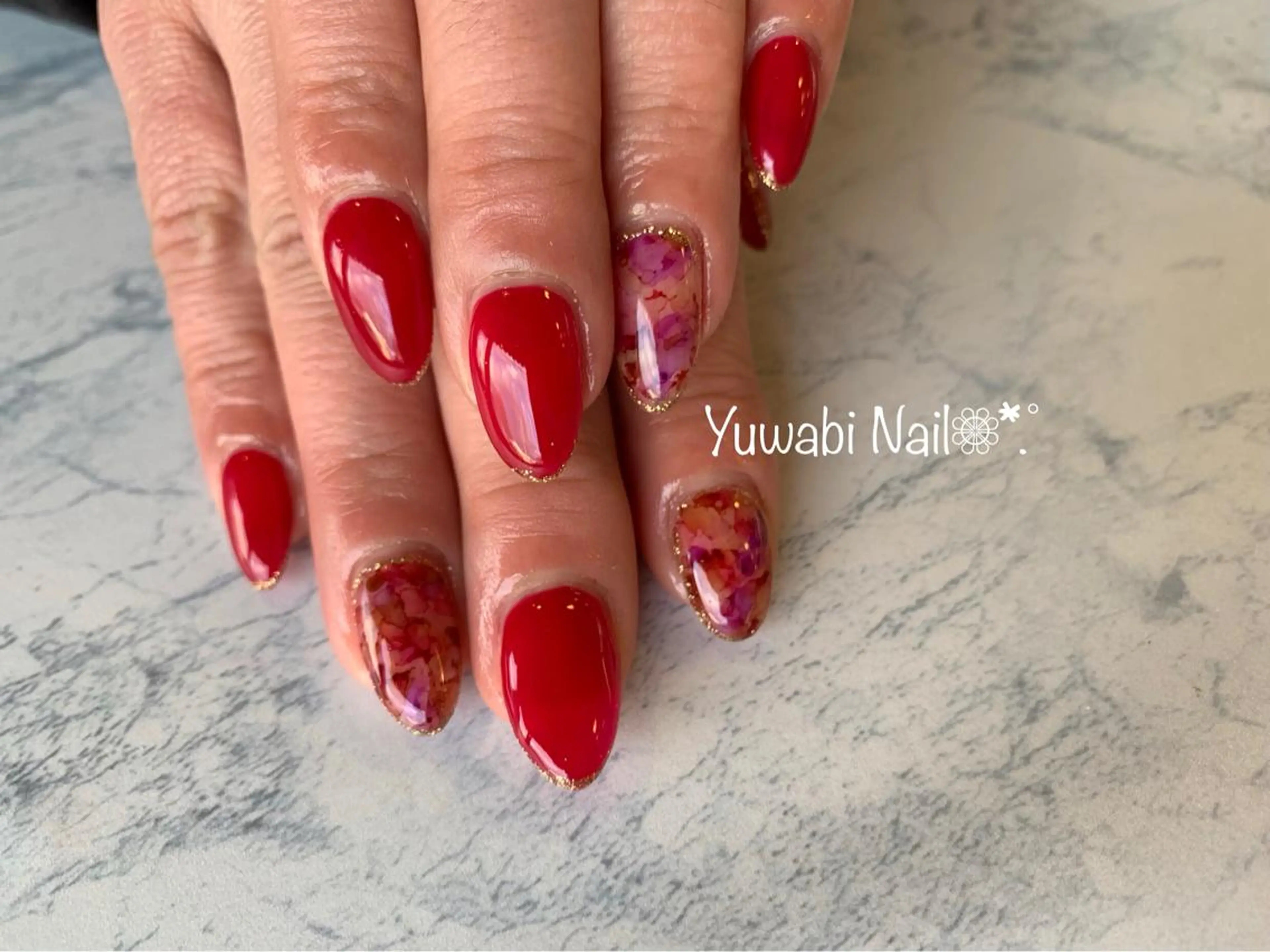 ネイル ハンドネイル フットネイル Yuwabi Nail所属・Mimore ミモア 水戸のネイルデザイン