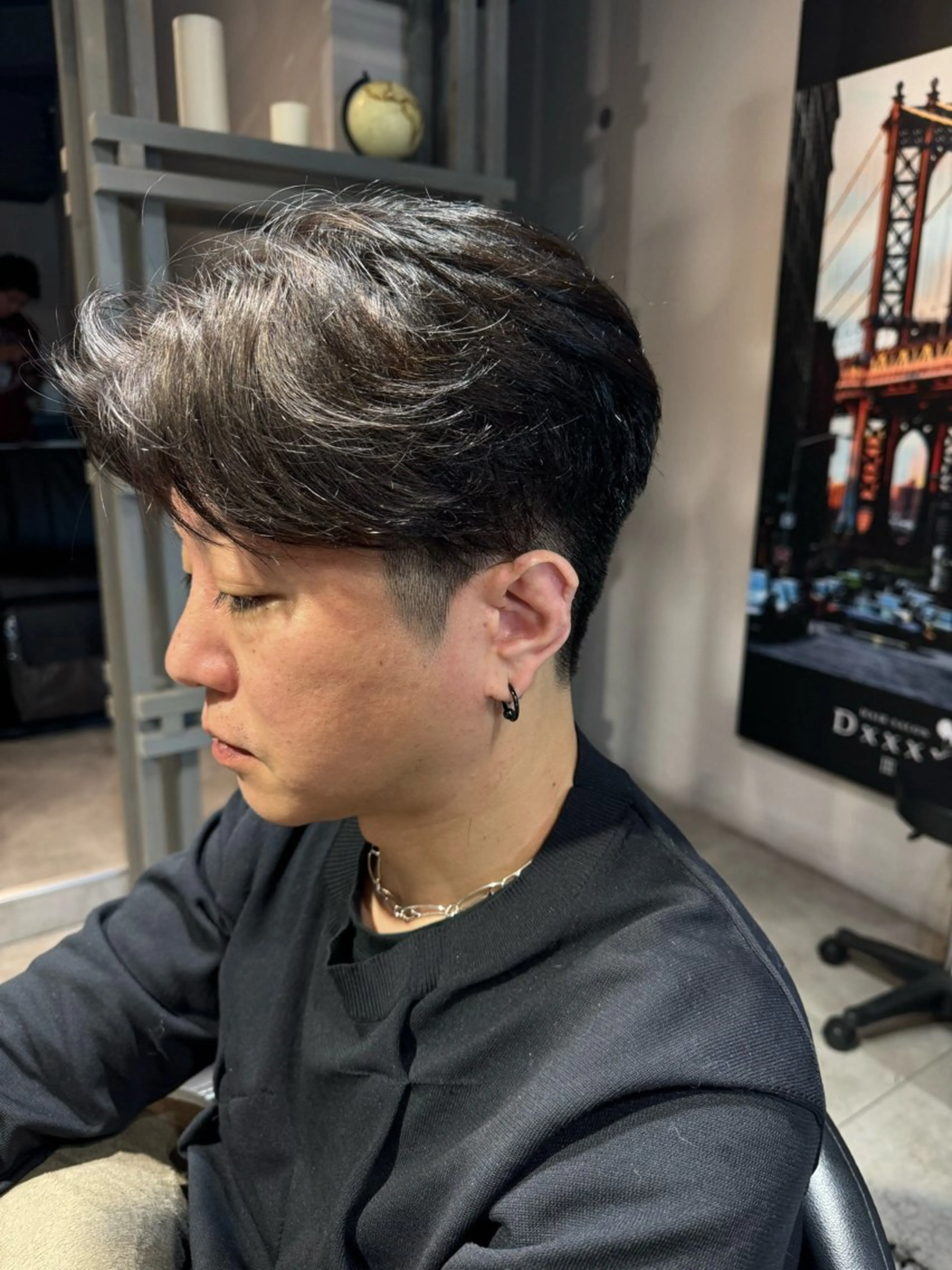 ショート カラー メンズ ヘアカラー トリートメント Dxxxx III所属・女性目線の大人 メンズ*Ayakaのヘアスタイル