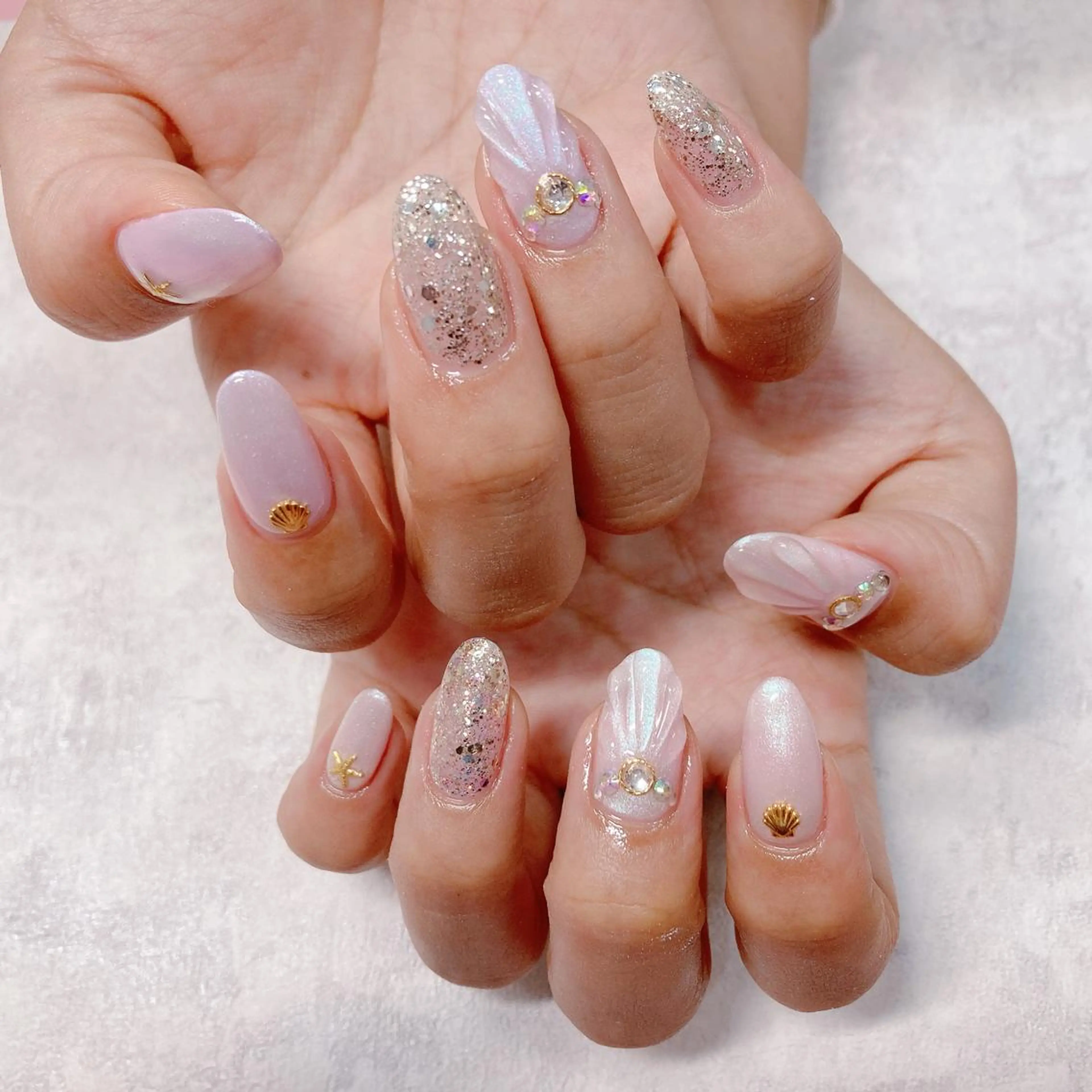 ネイル バニーアイズ　ネイル ニューオータニ博多店のネイルデザイン