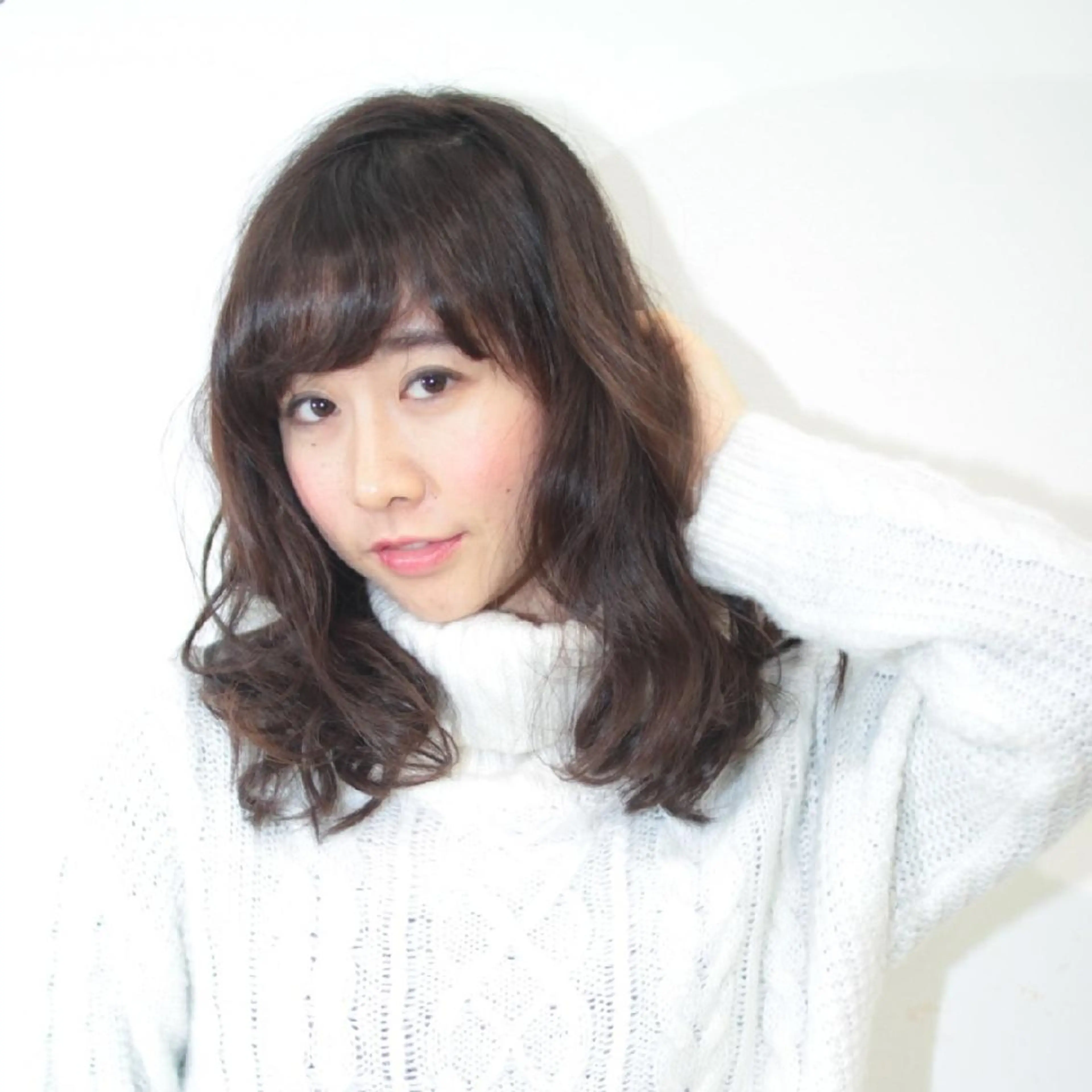 セミロング パーマ カット パーマ トリートメント 美髪⭐︎髪質改善 井上　康司のヘアスタイル