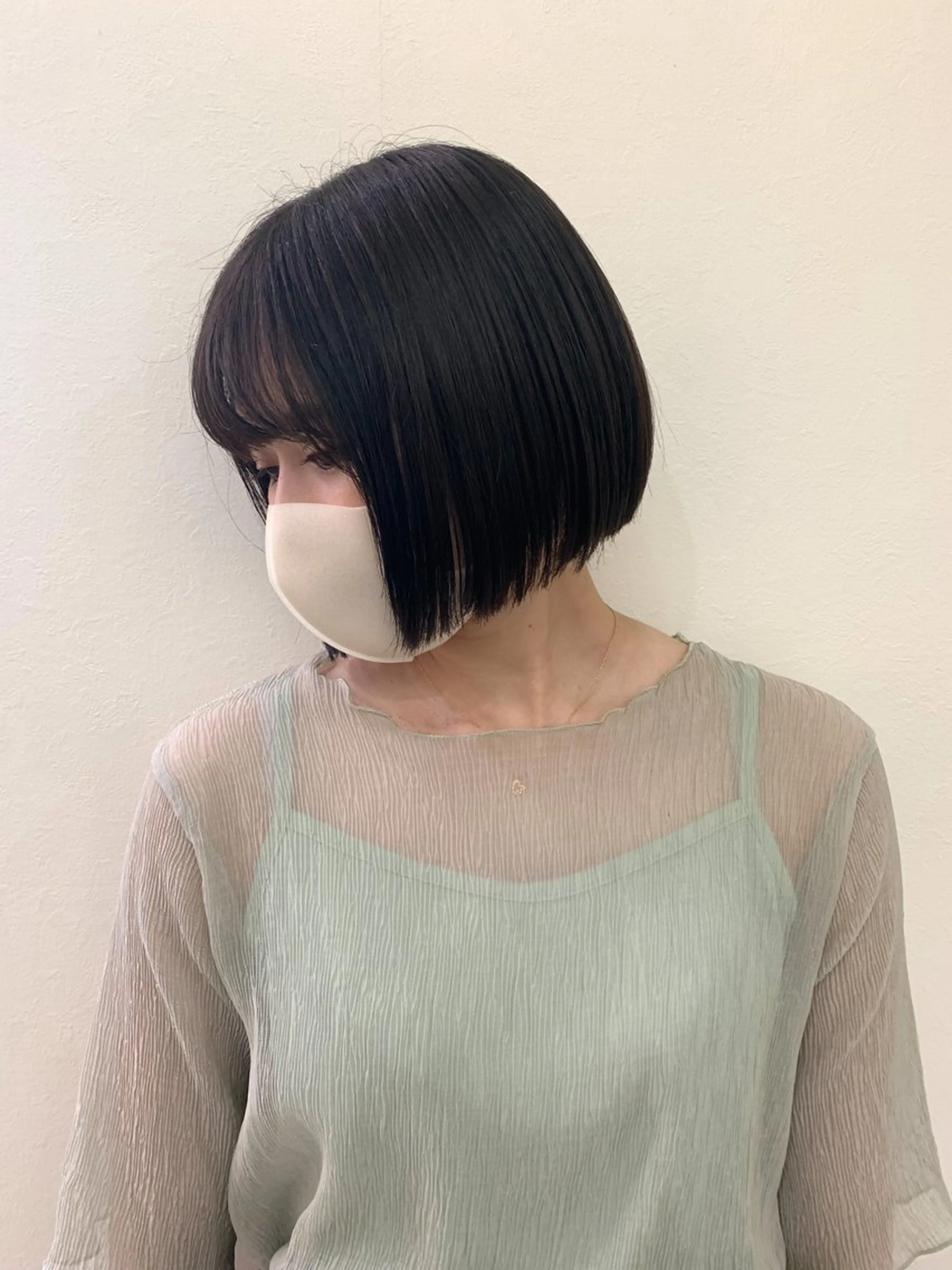 ショート 女性らしいモテヘア 韓国ヘアhikariのヘアスタイル