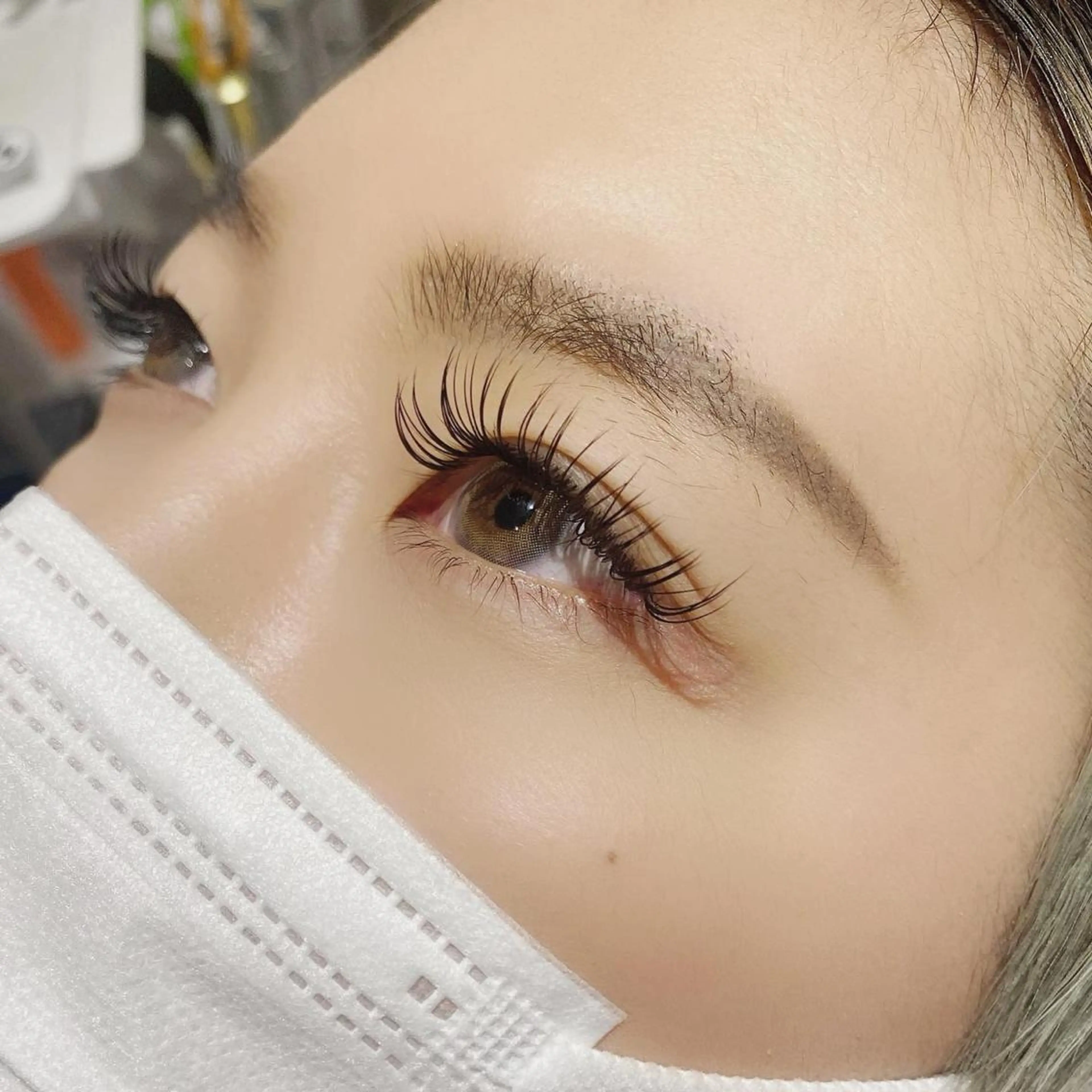 マツエク・マツパ Dカール 目尻長め マツエク さとう なつみのマツエク・マツパデザイン