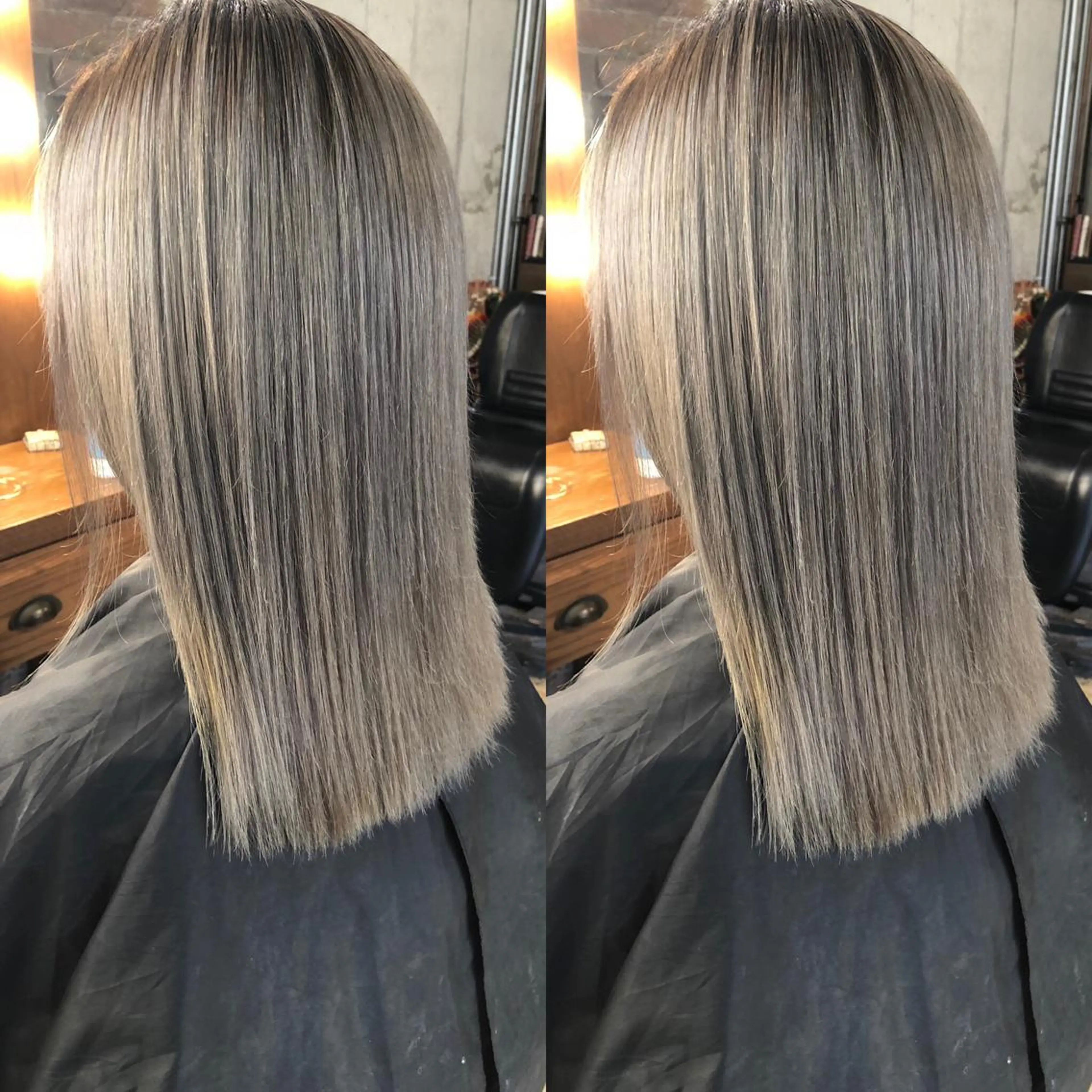ミディアム カラー パーマ ヘアアレンジ メンズ キッズ ネイル マツエク・マツパ メンズブリーチ ブリーチ ブルーカラー シルバー ブルー カット ヘアカラー トリートメント 韓国風×透明感カラー 髪質改善オタベシンヤのヘアスタイル