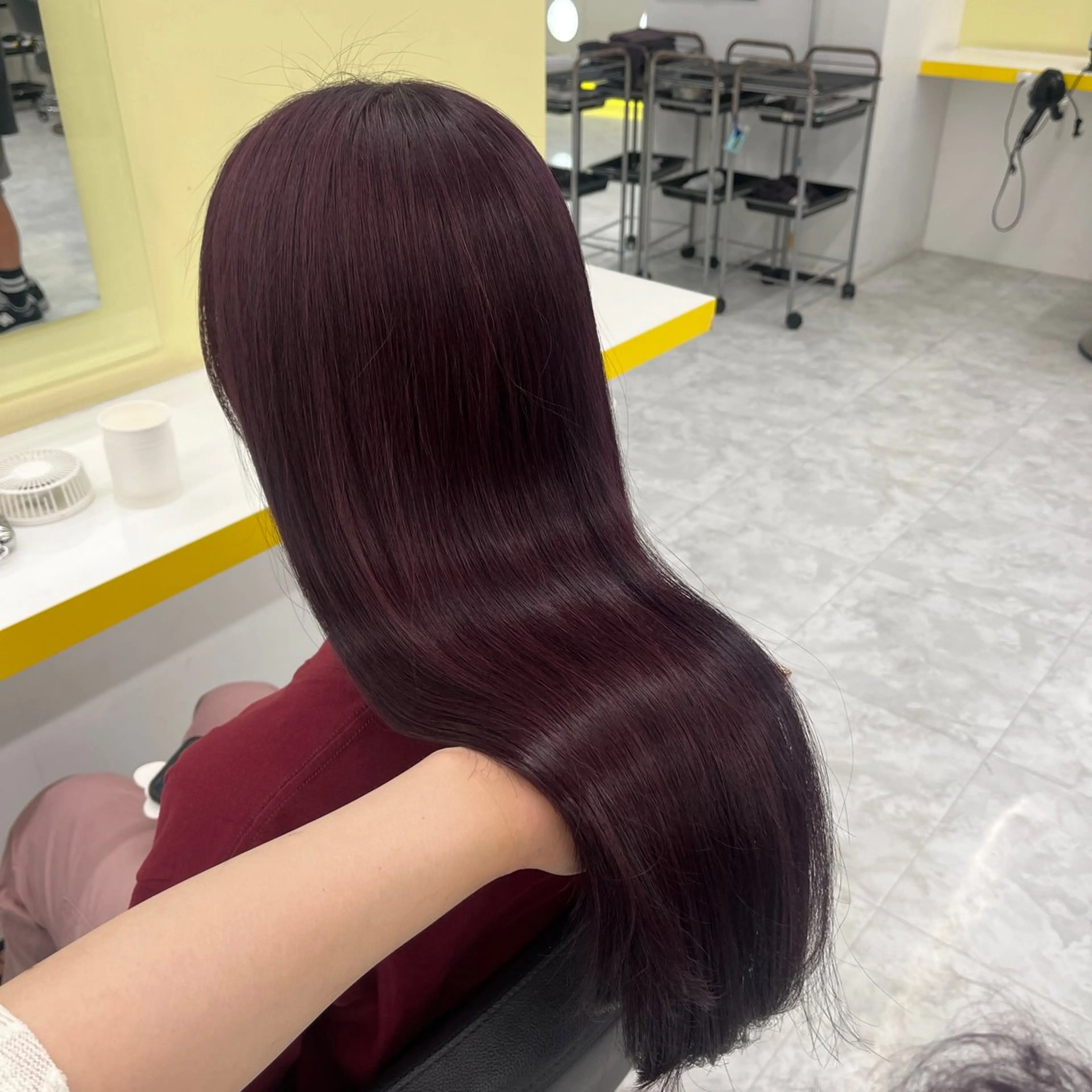 ロング カラー ヘアアレンジ ヘアカラー トリートメント ヘアセット 🎀Girly艶髪カ ラー🎀Harukaのヘアスタイル