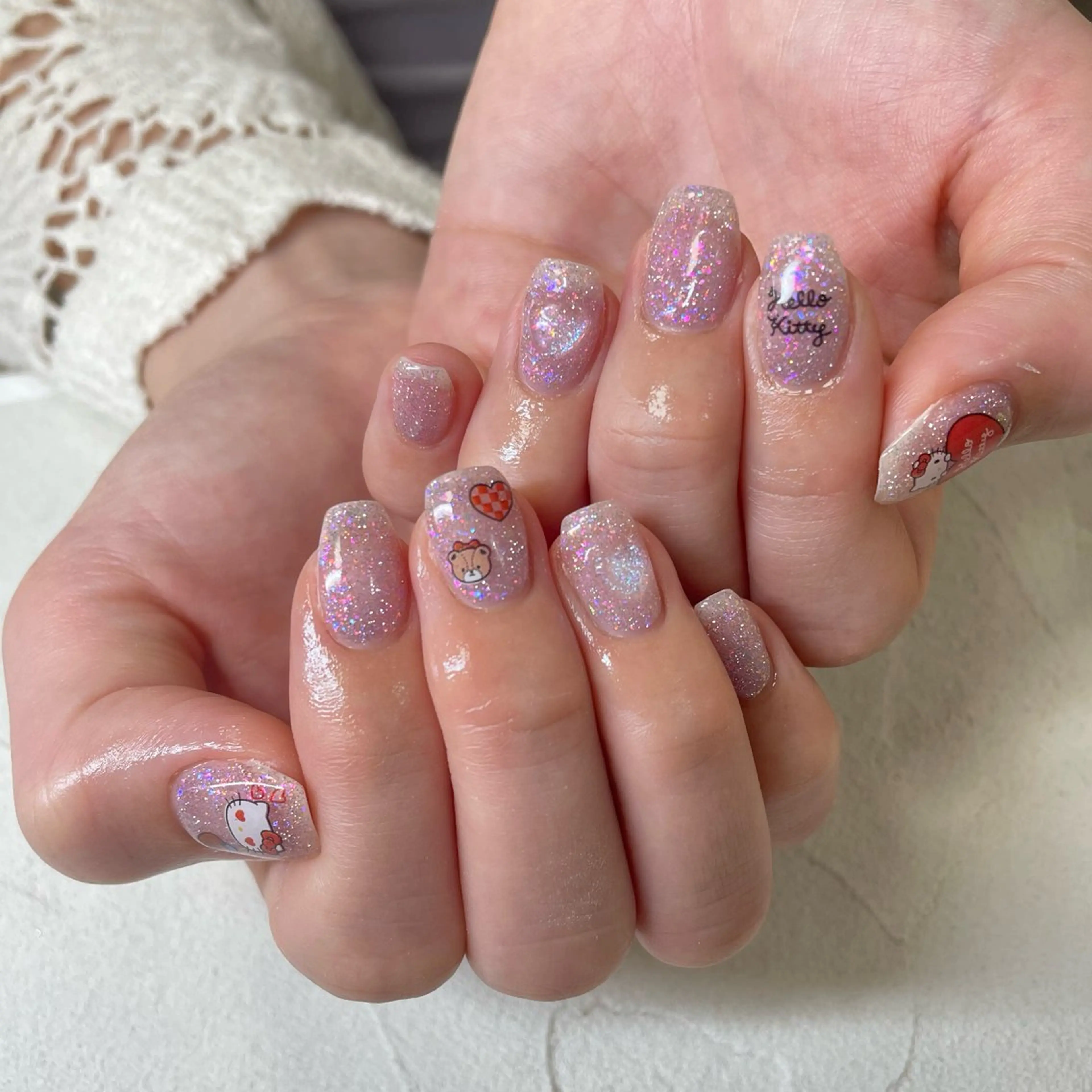 ネイル 持ち込み ハンドネイル Bianca 渡邉🫧のネイルデザイン