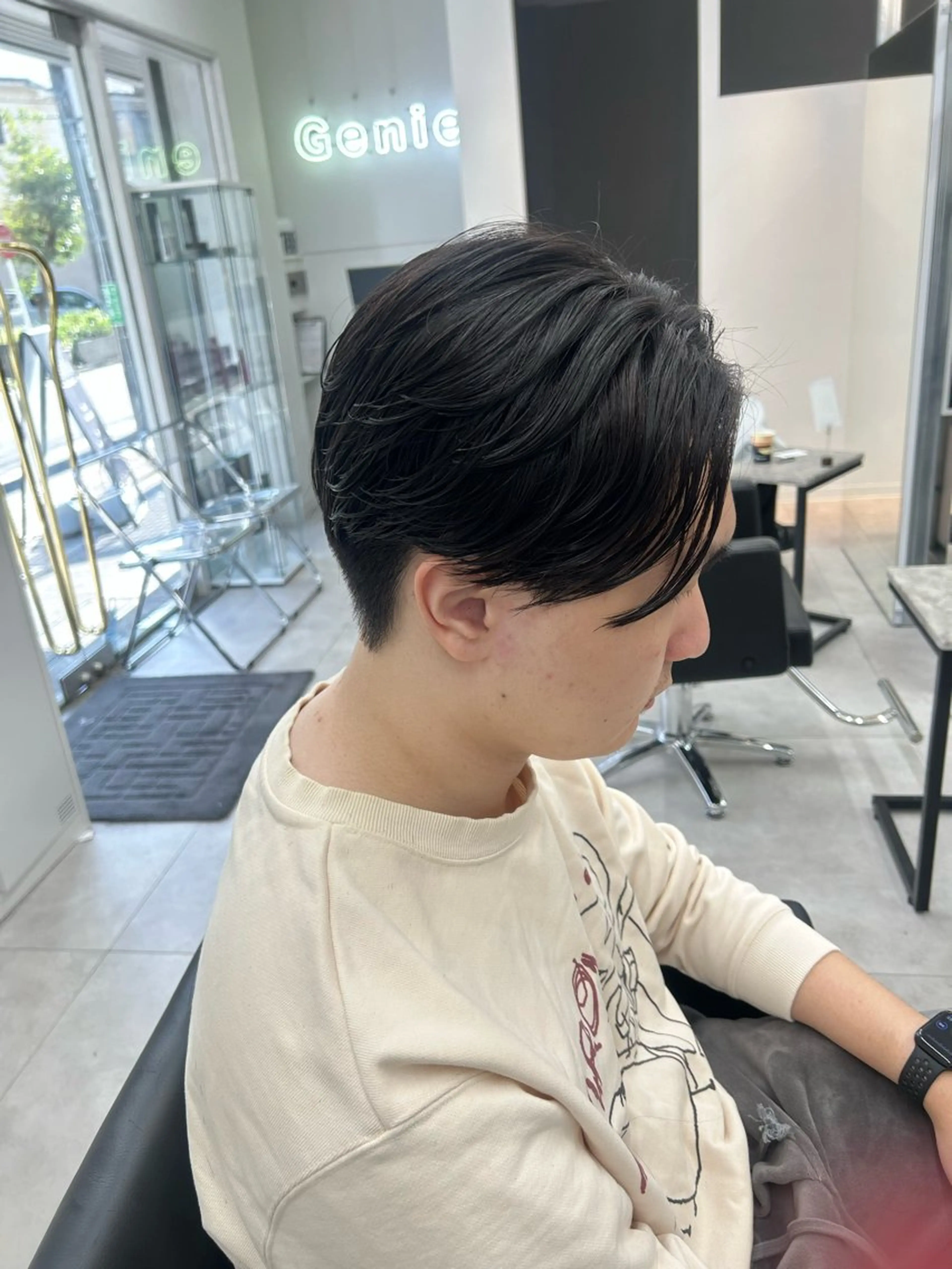 ショート パーマ メンズ カット ヘアカラー 女子ウケ✅/メンズ パーマ/Renaのヘアスタイル