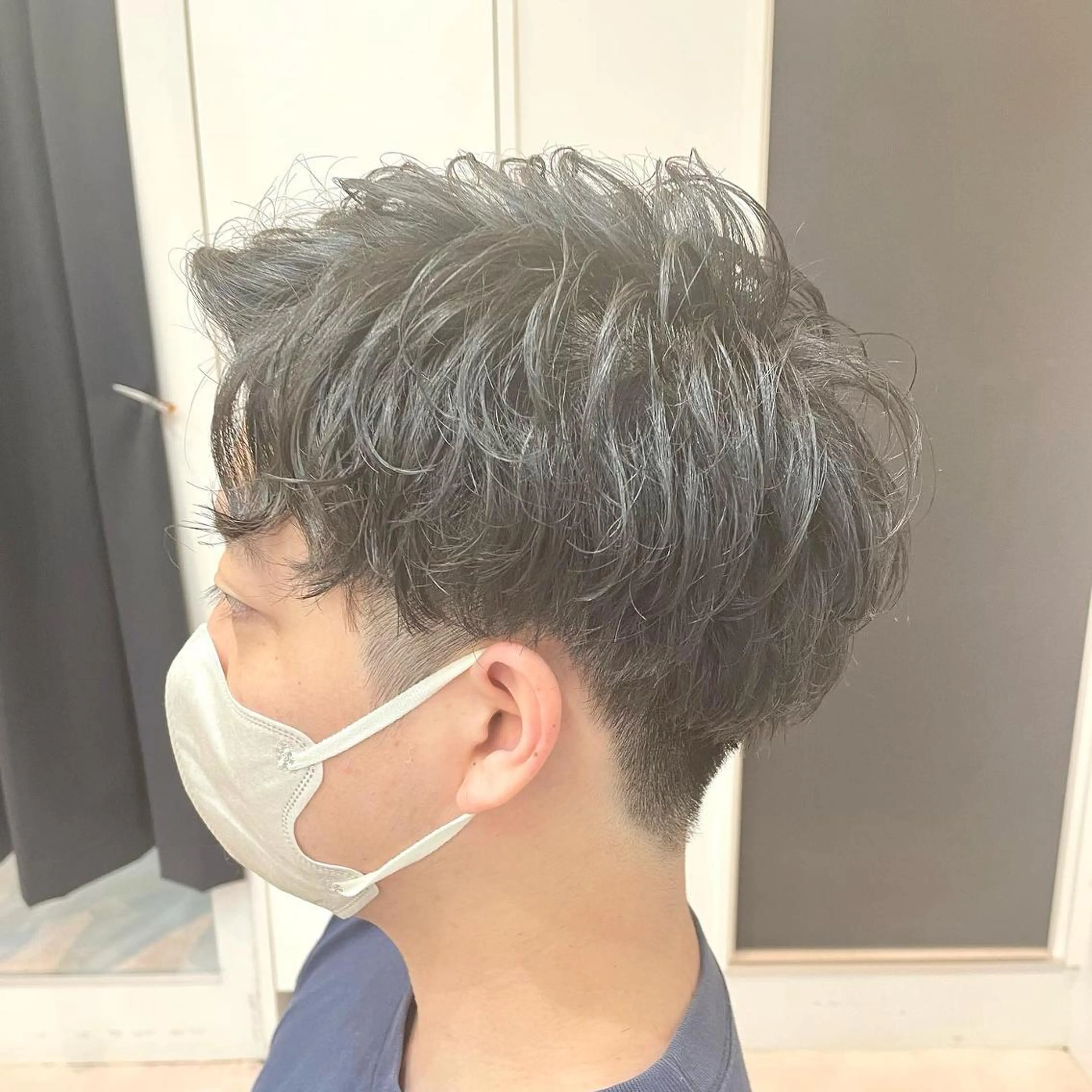 ショート 髪質改善× ハイライト溝江のヘアスタイル