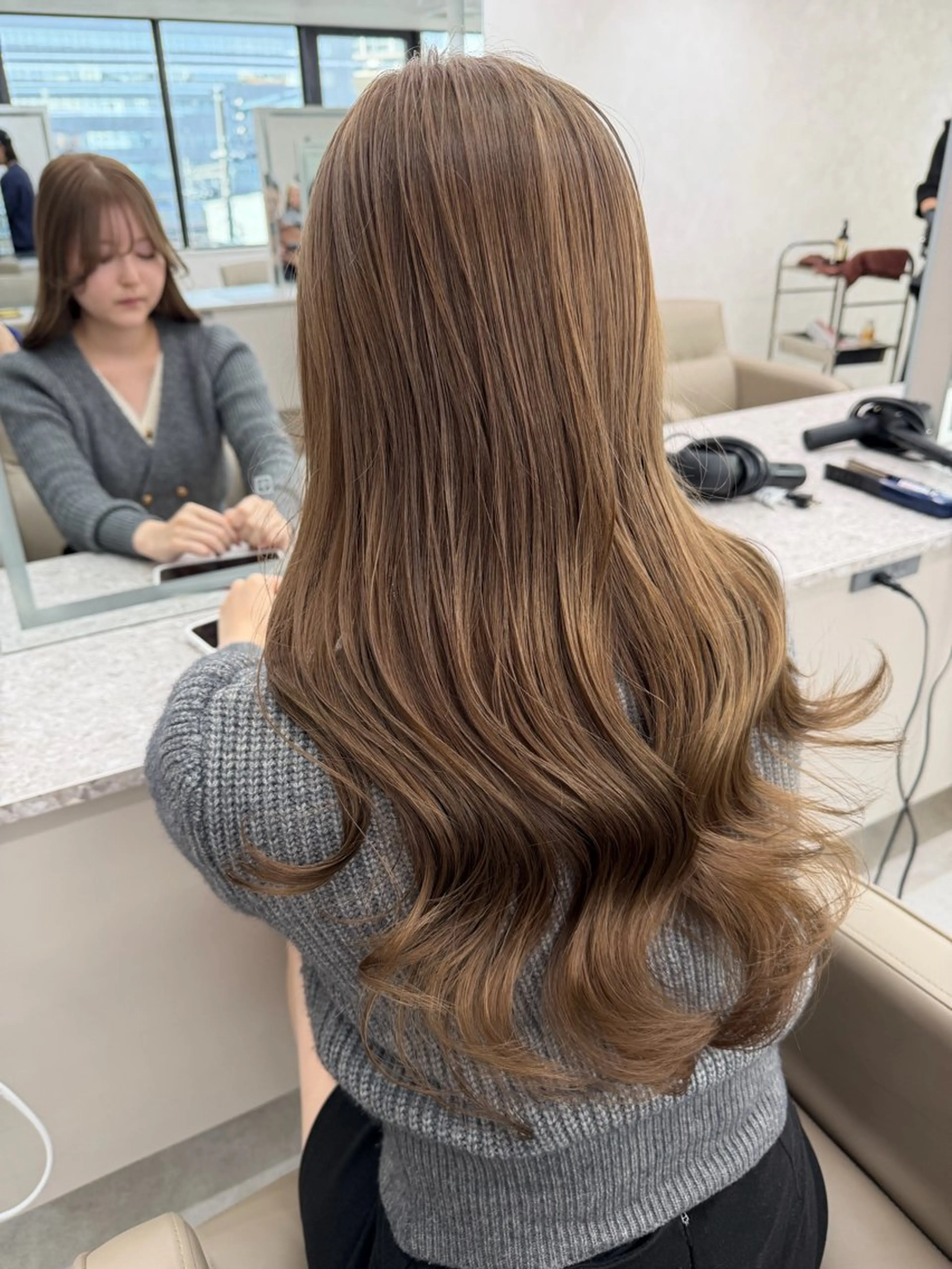 ロング カラー ヘアカラー トリートメント ダブルカラー🩰 CHIHIRO👒のヘアスタイル