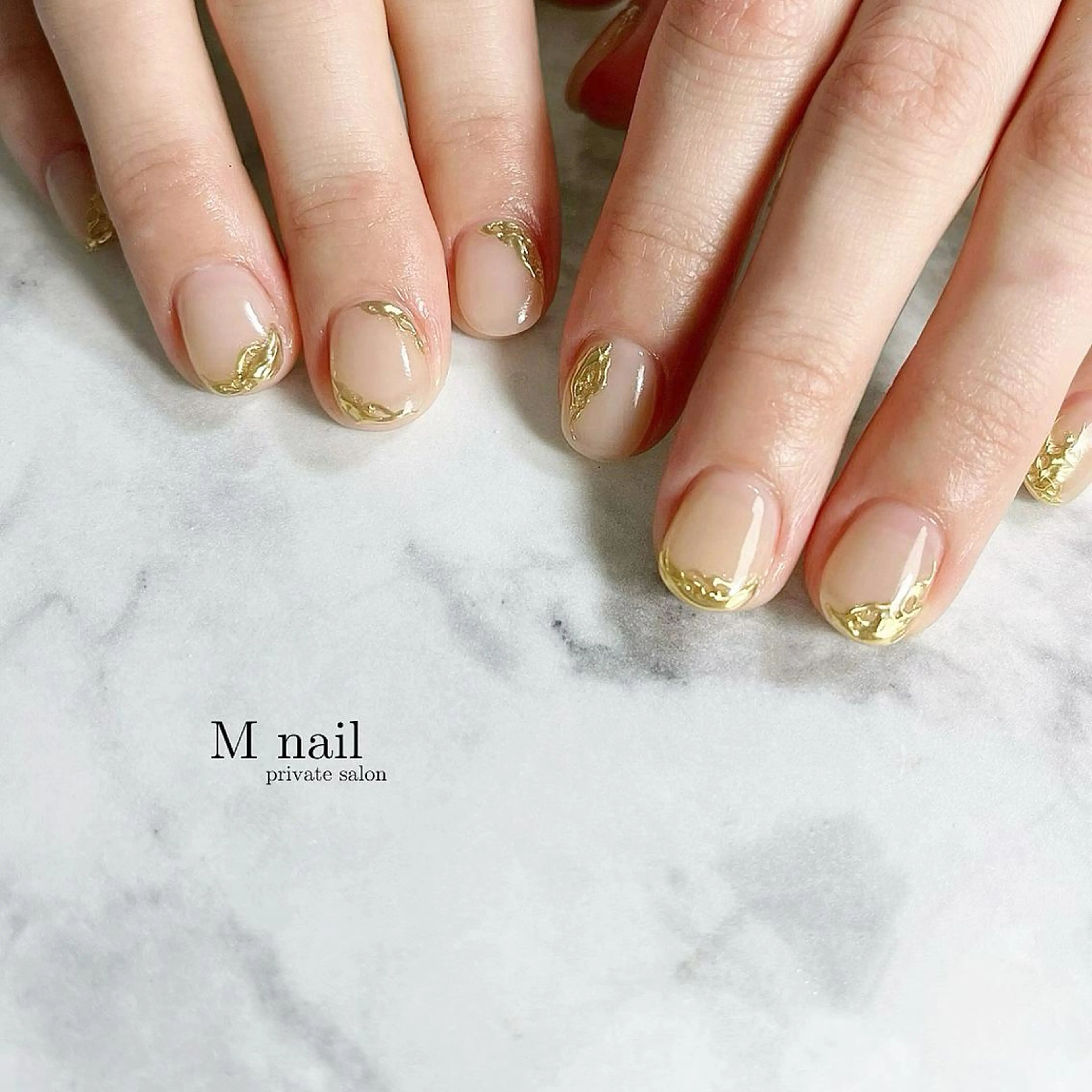 ネイル ショートネイル ハンドネイル M　nail所属・M nailのネイルデザイン