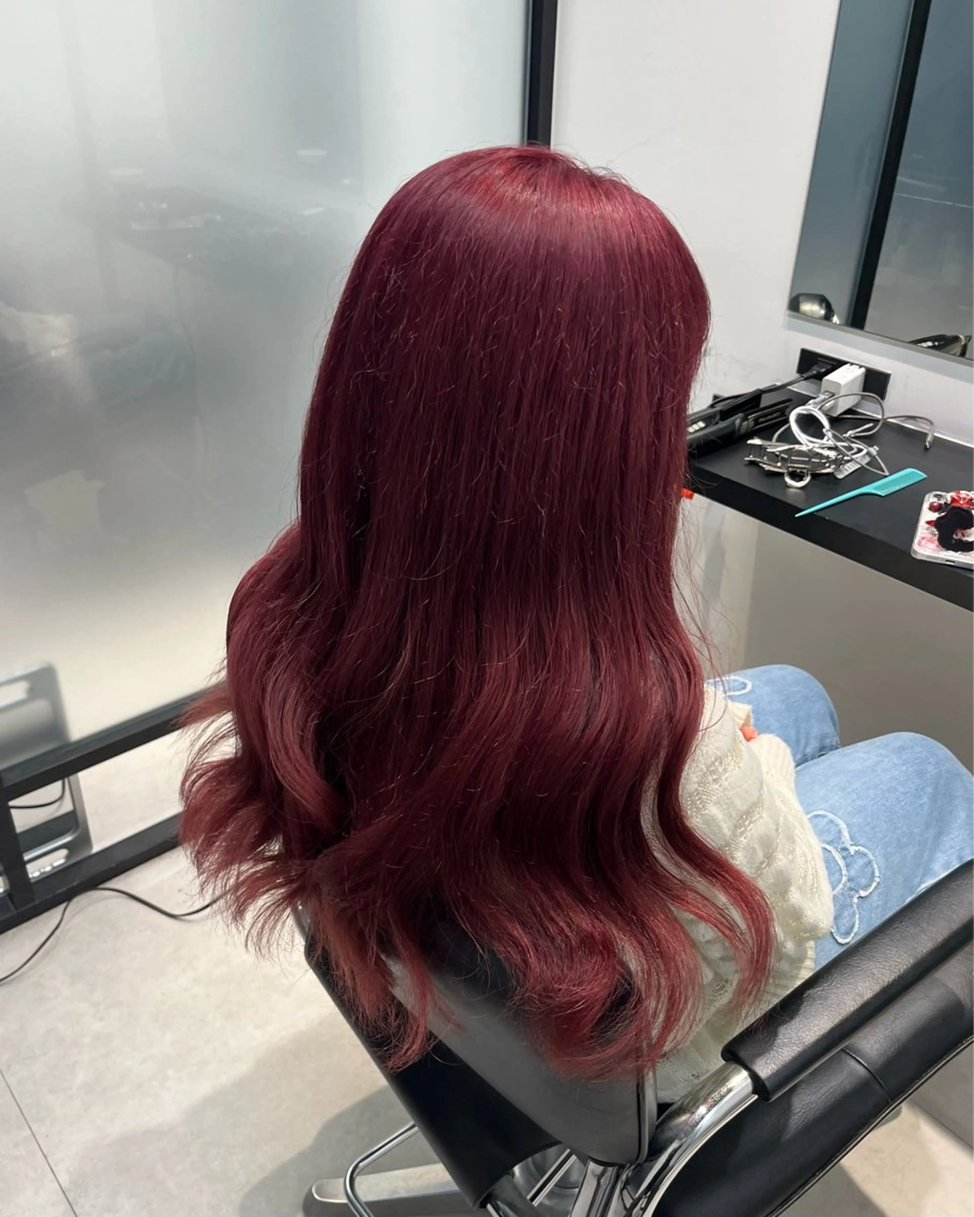 セミロング SALOWIN横浜所属・𓍯韓国style/ 髪質改善𓍯中村和希のヘアスタイル