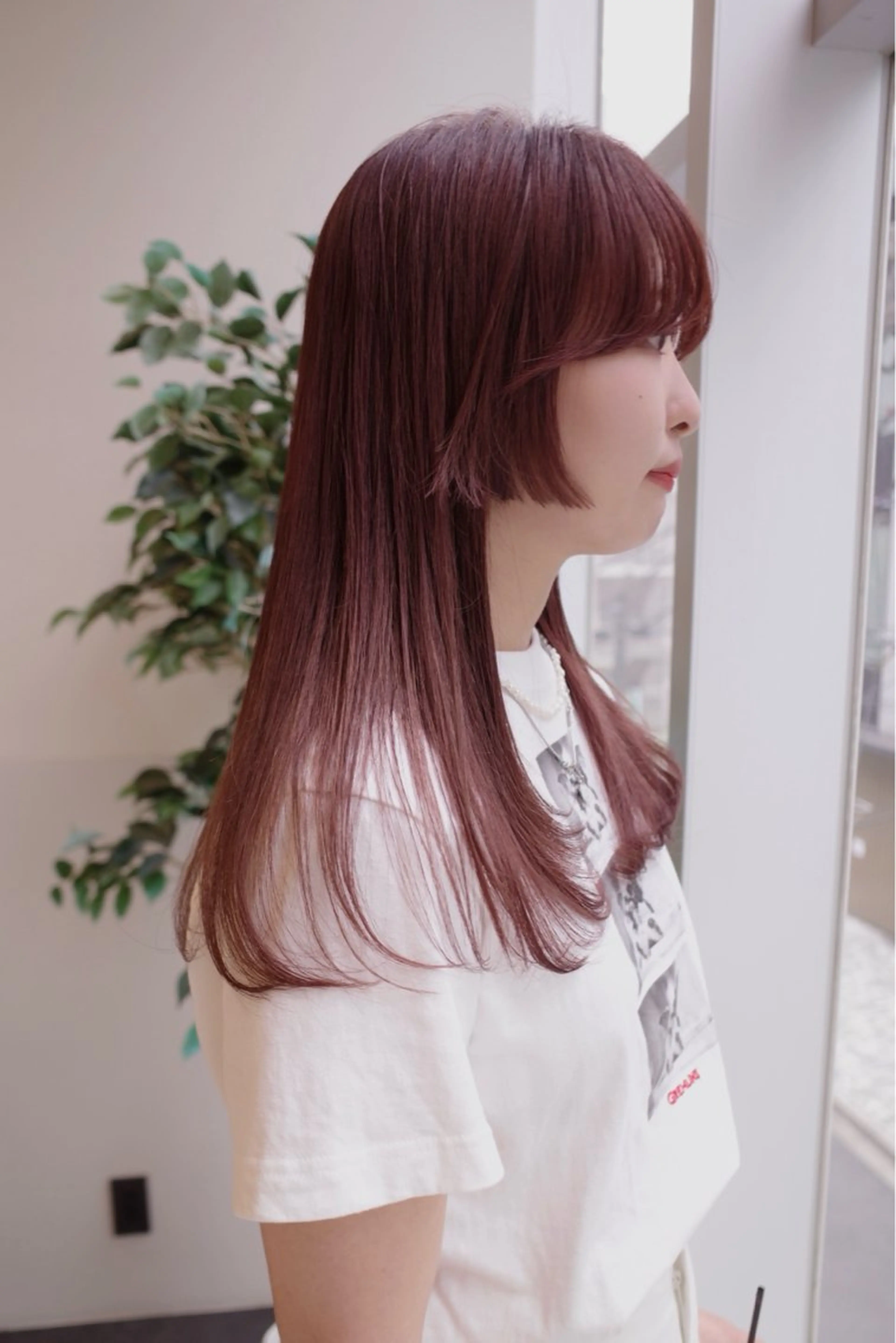 ミディアム カラー カット ヘアカラー トリートメント SALOWIN所属・ブリーチ✨ ボブ✨レイヤーのヘアスタイル