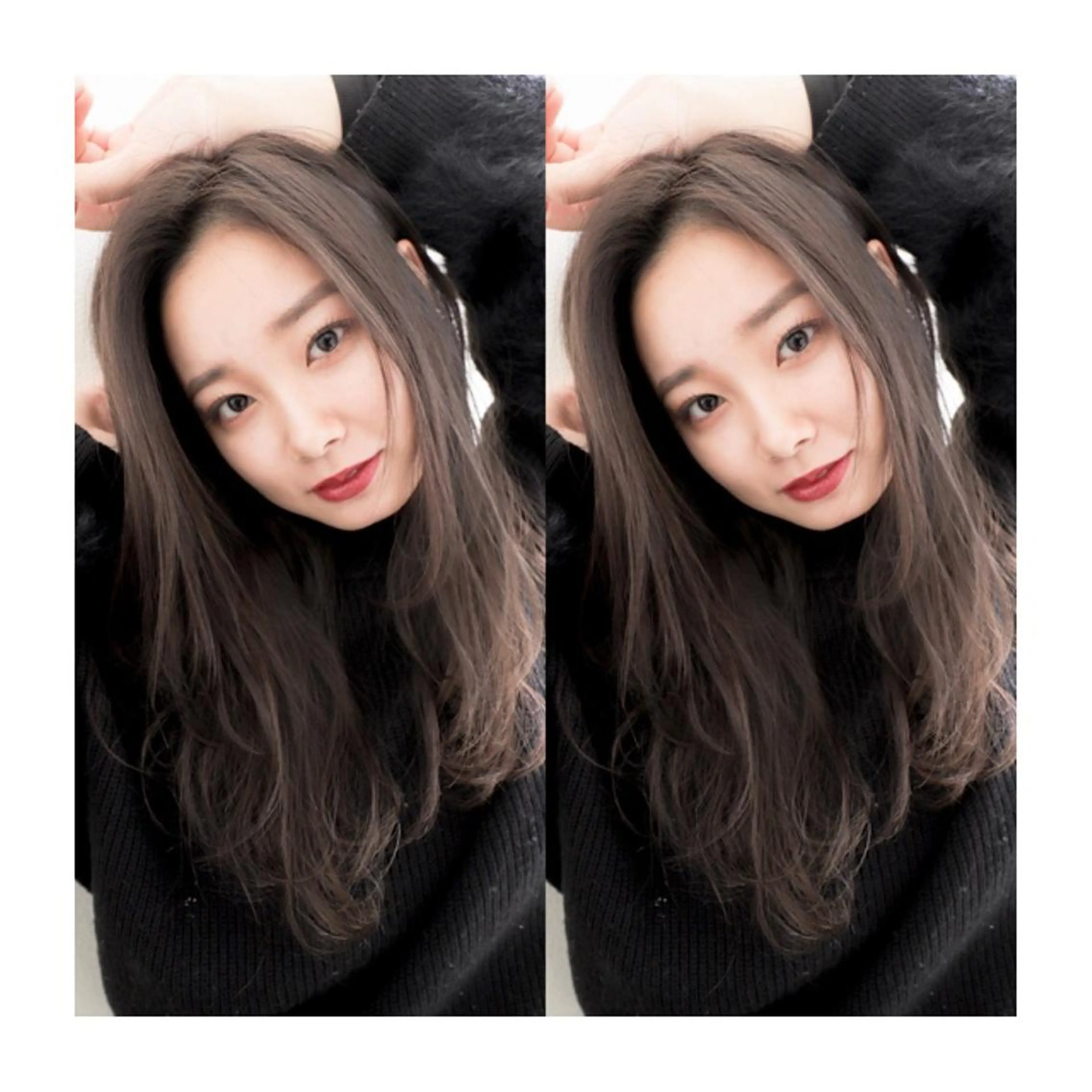 セミロング カラー 松戸　kiju オーナースタイリストのヘアスタイル