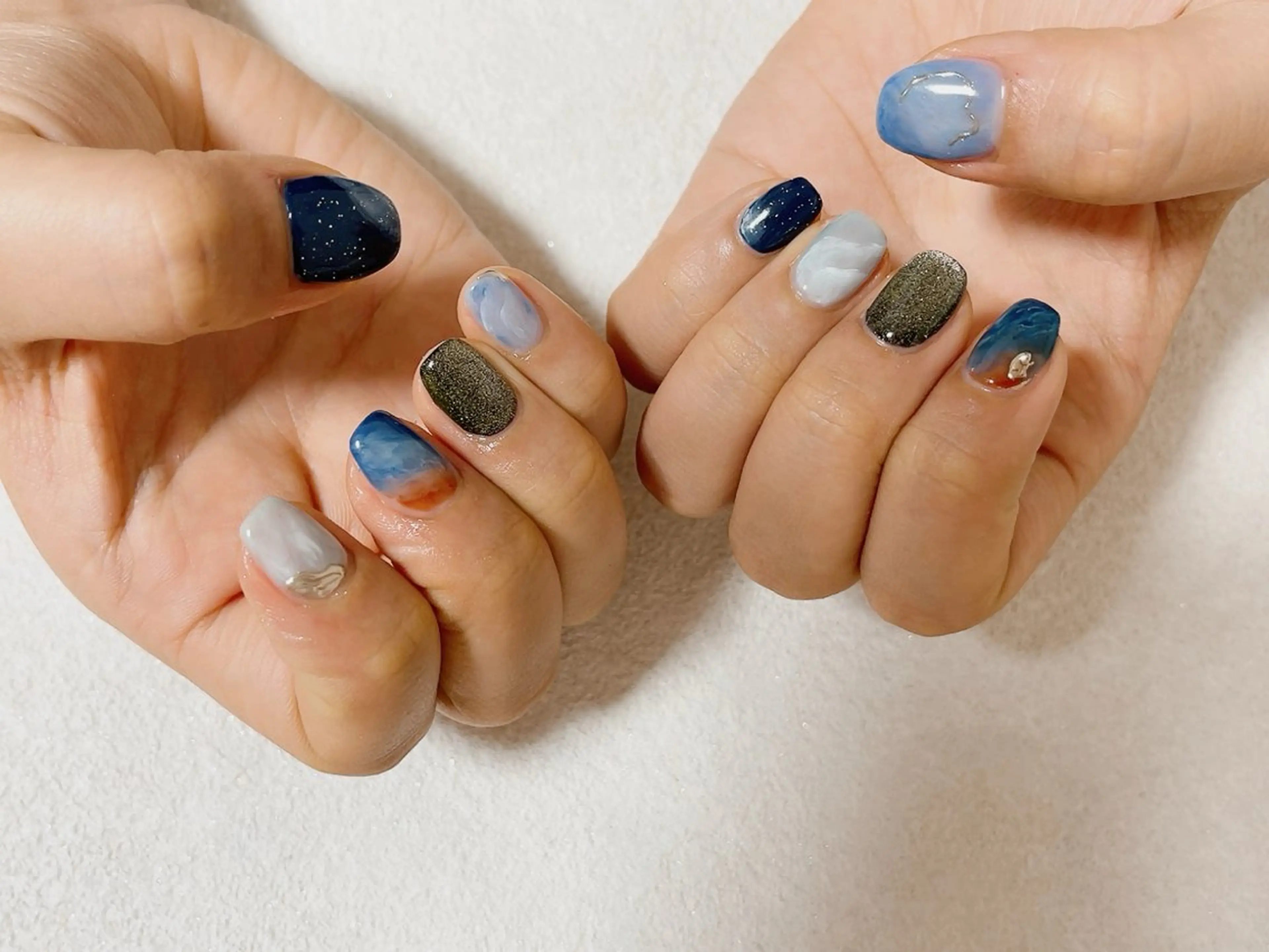 ネイル ジェルネイル 韓国ネイル メンズネイル パラジェル ブライダルネイル kiki nail たまプラーザのネイルデザイン