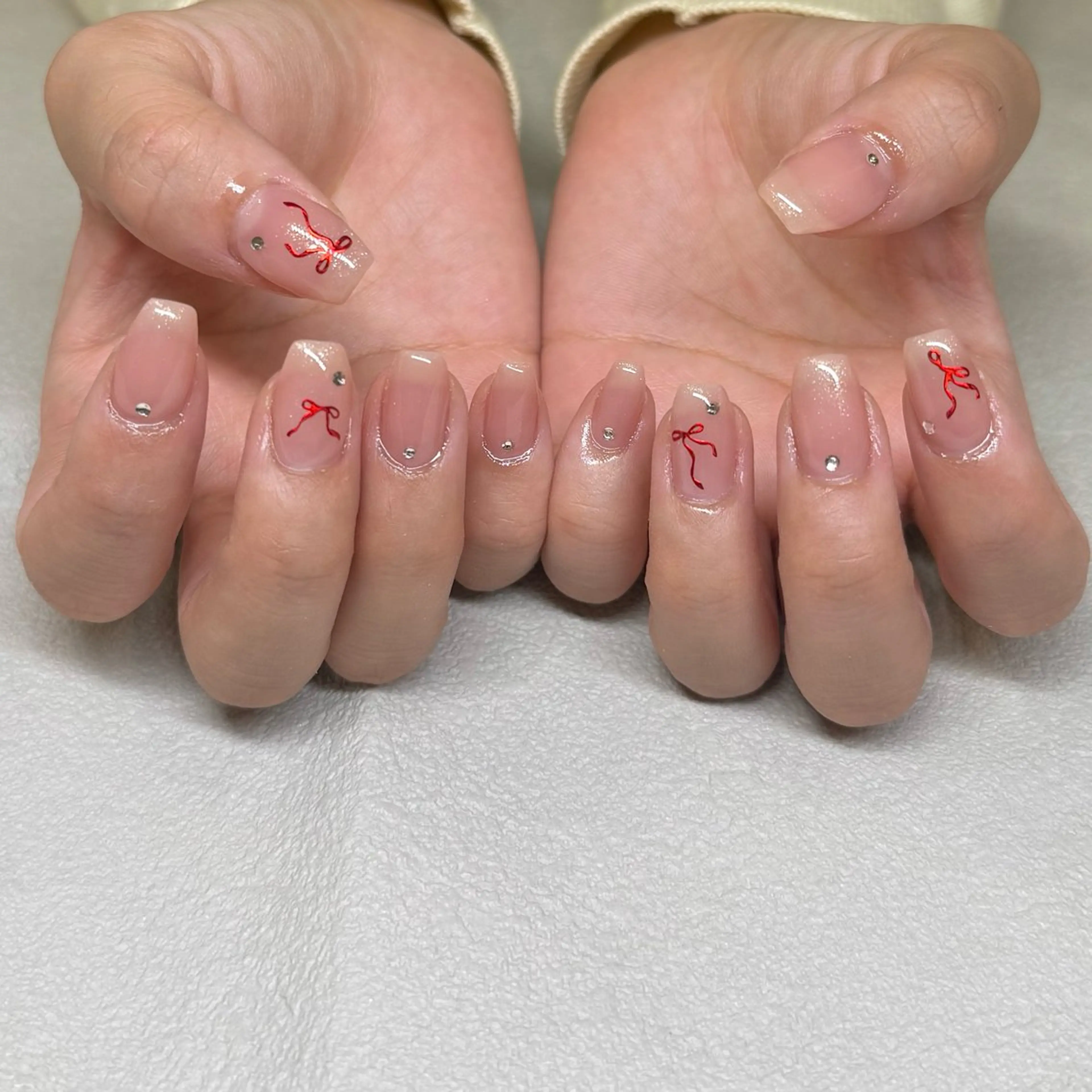 ネイル ストーンネイル ハンドネイル 鶴田୨ৎmaison de NALIのネイルデザイン