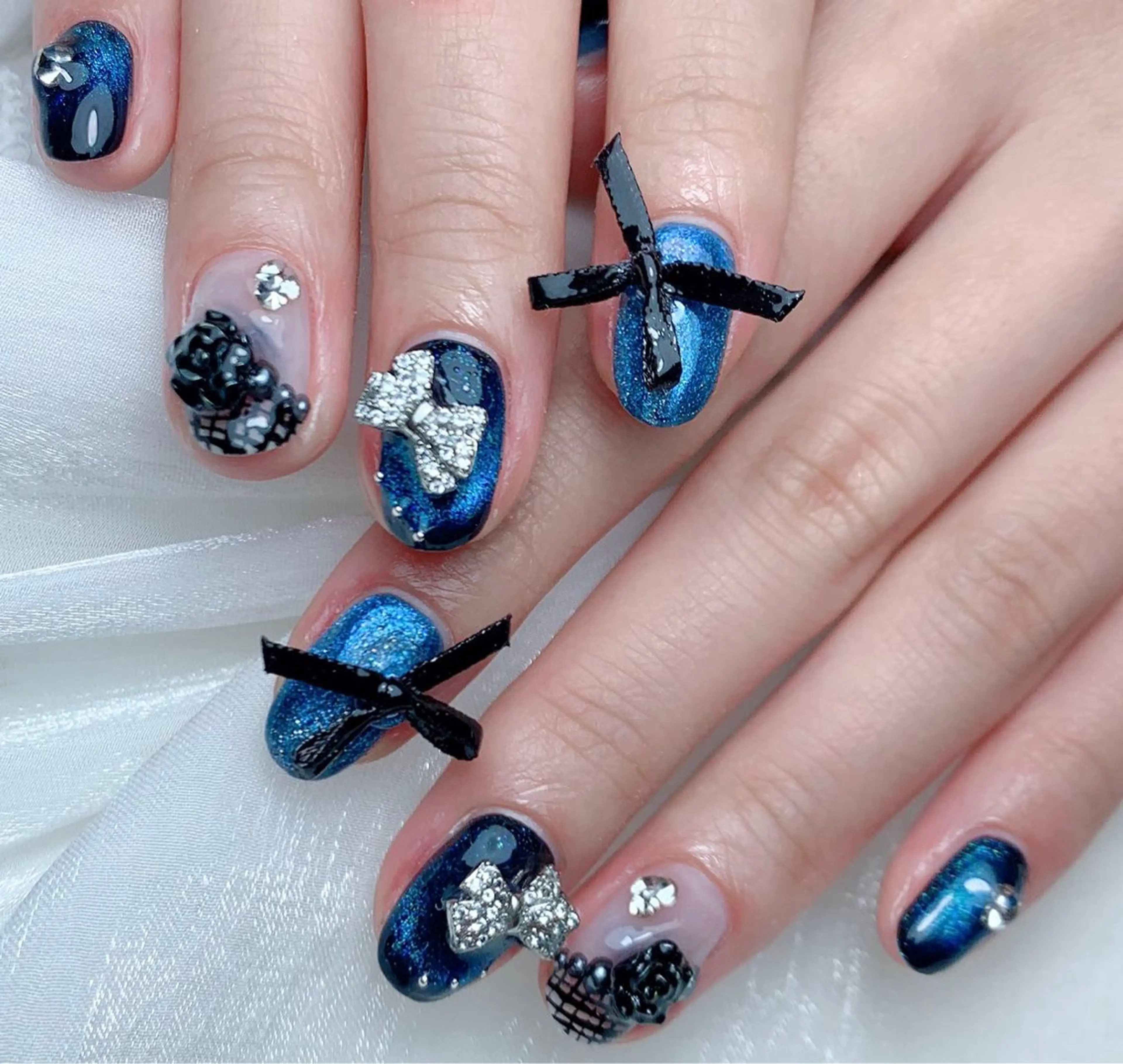 ネイル ハンドネイル M🌷nail 長さだし専門店のネイルデザイン