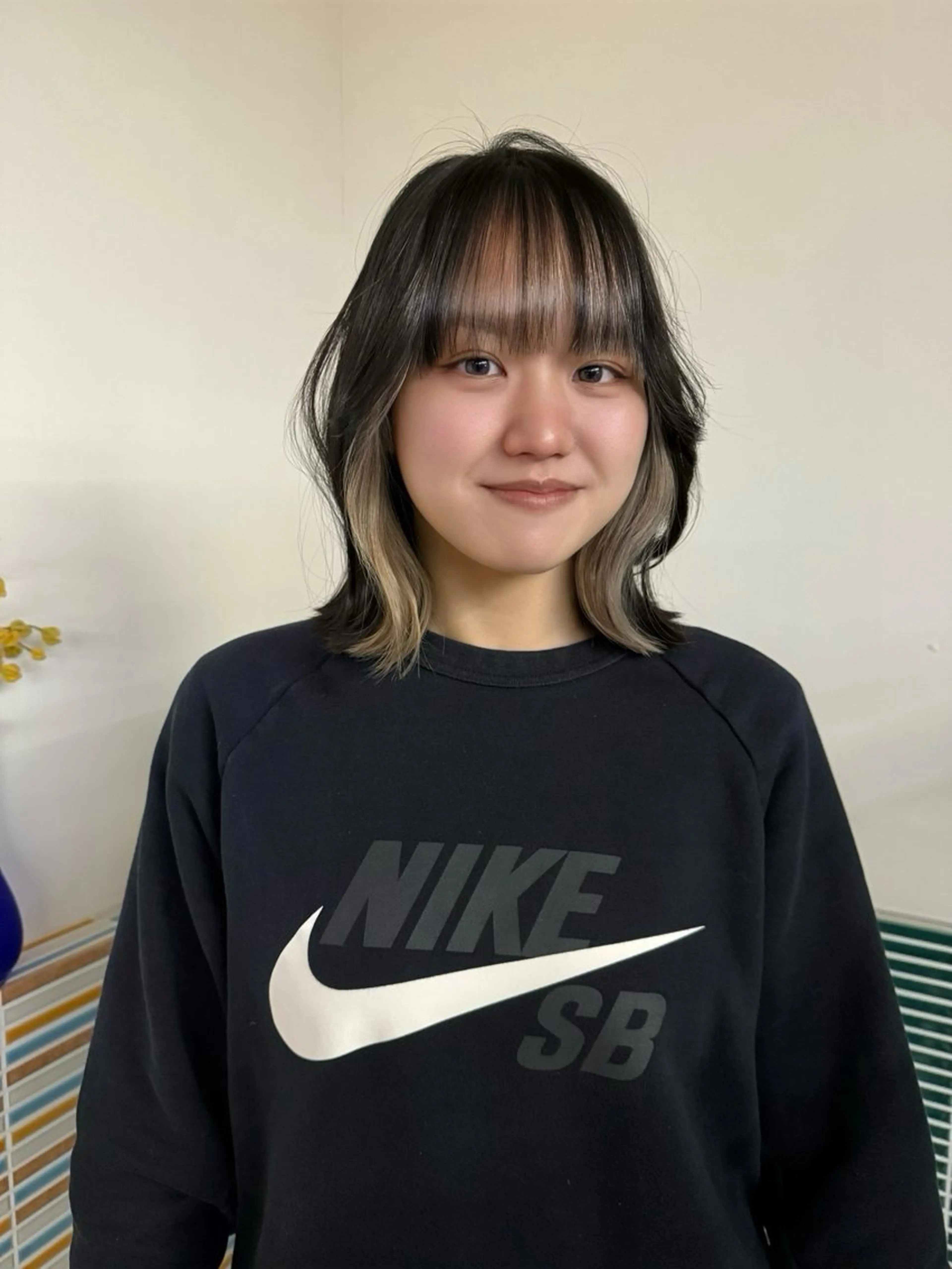 セミロング カラー カラー特化/ブリーチ 梅田中崎町/あかりのヘアスタイル