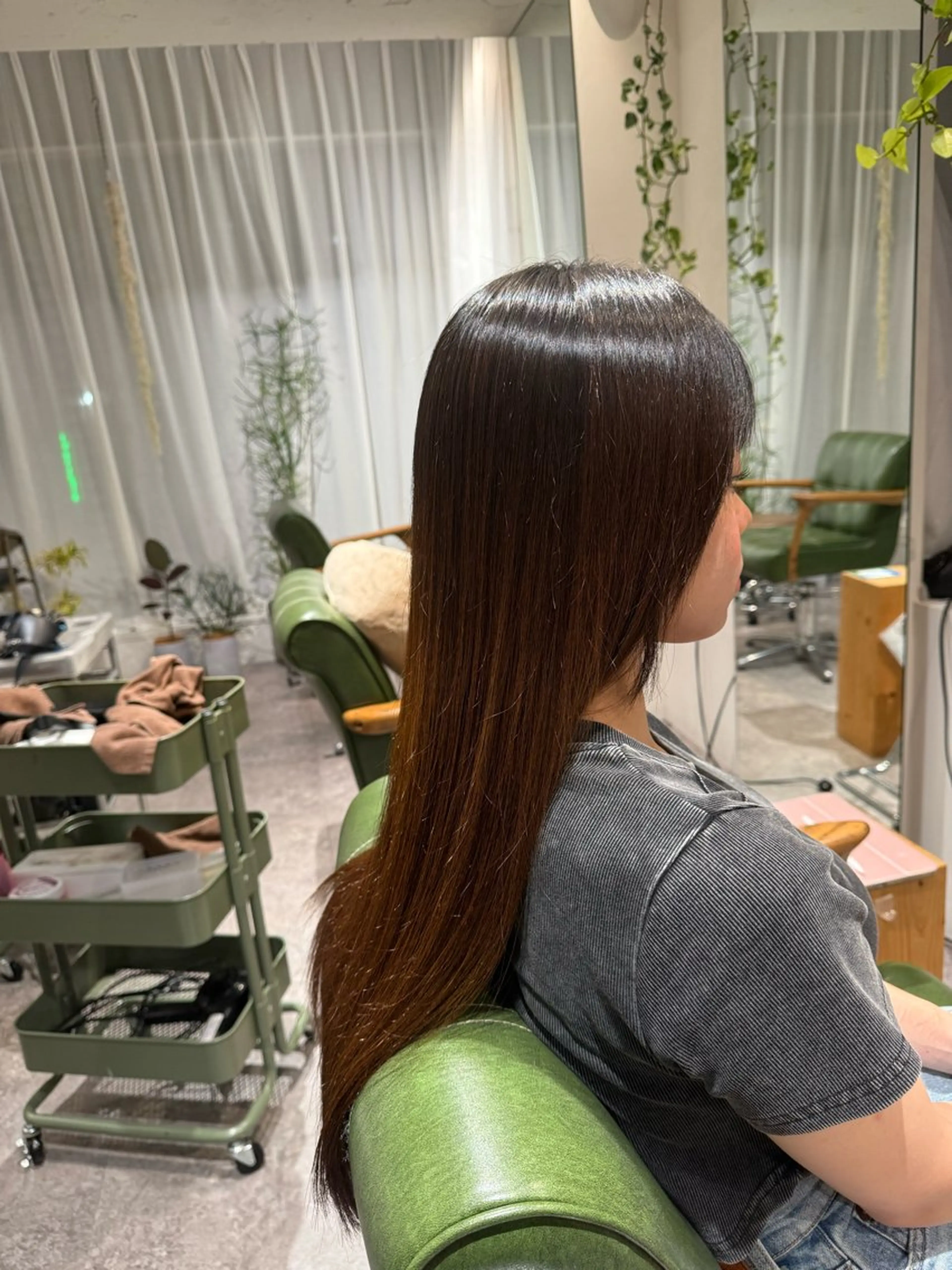 ロング カット 縮毛矯正 トリートメント Lit.自由が丘（SENJYU自由が丘）所属・【髪質改善/美髪】 ⭐️川嶋 陸央⭐️のヘアスタイル