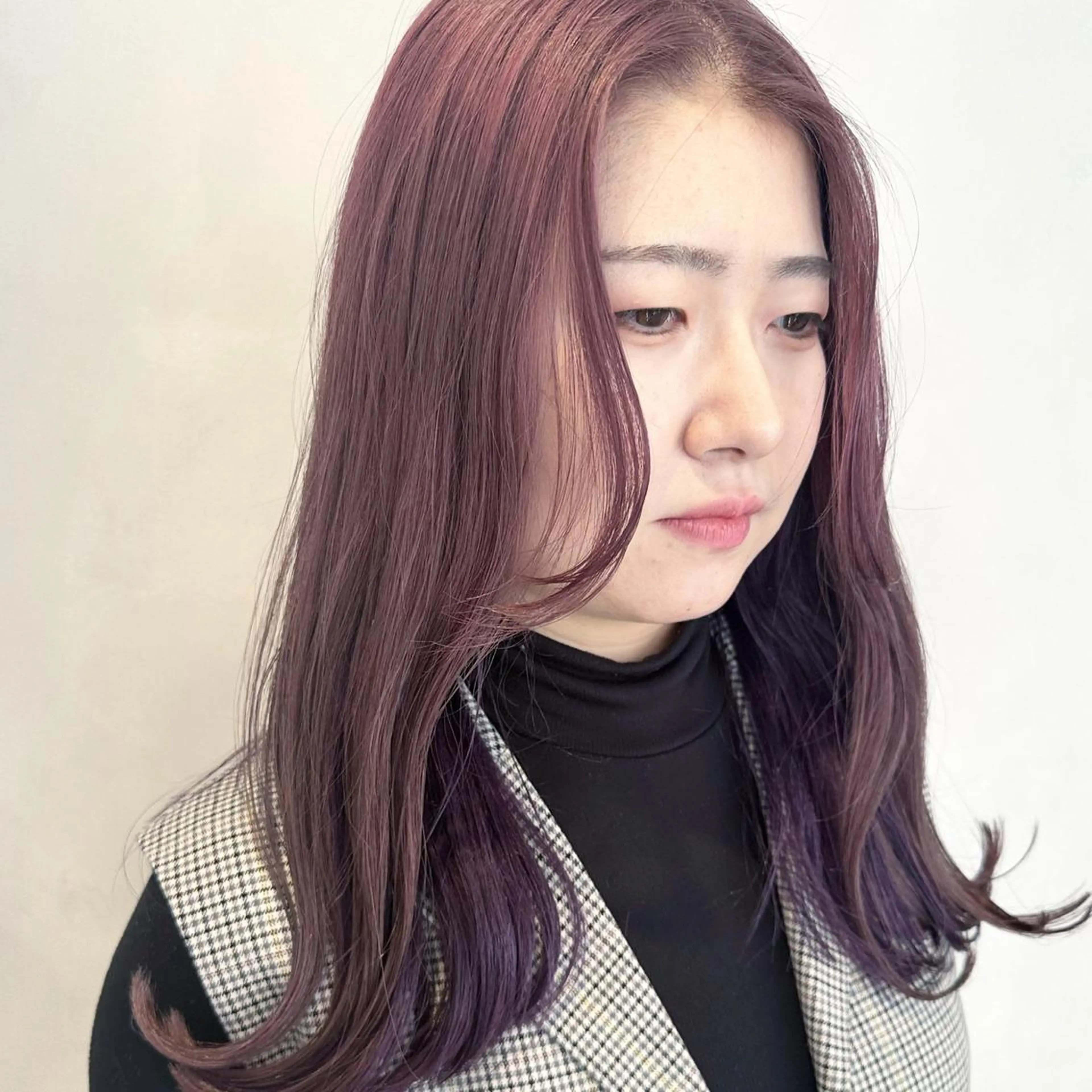 ミディアム カラー ヘアカラー トリートメント デザインカラー/パー マ🦖外岡咲希🦖のヘアスタイル