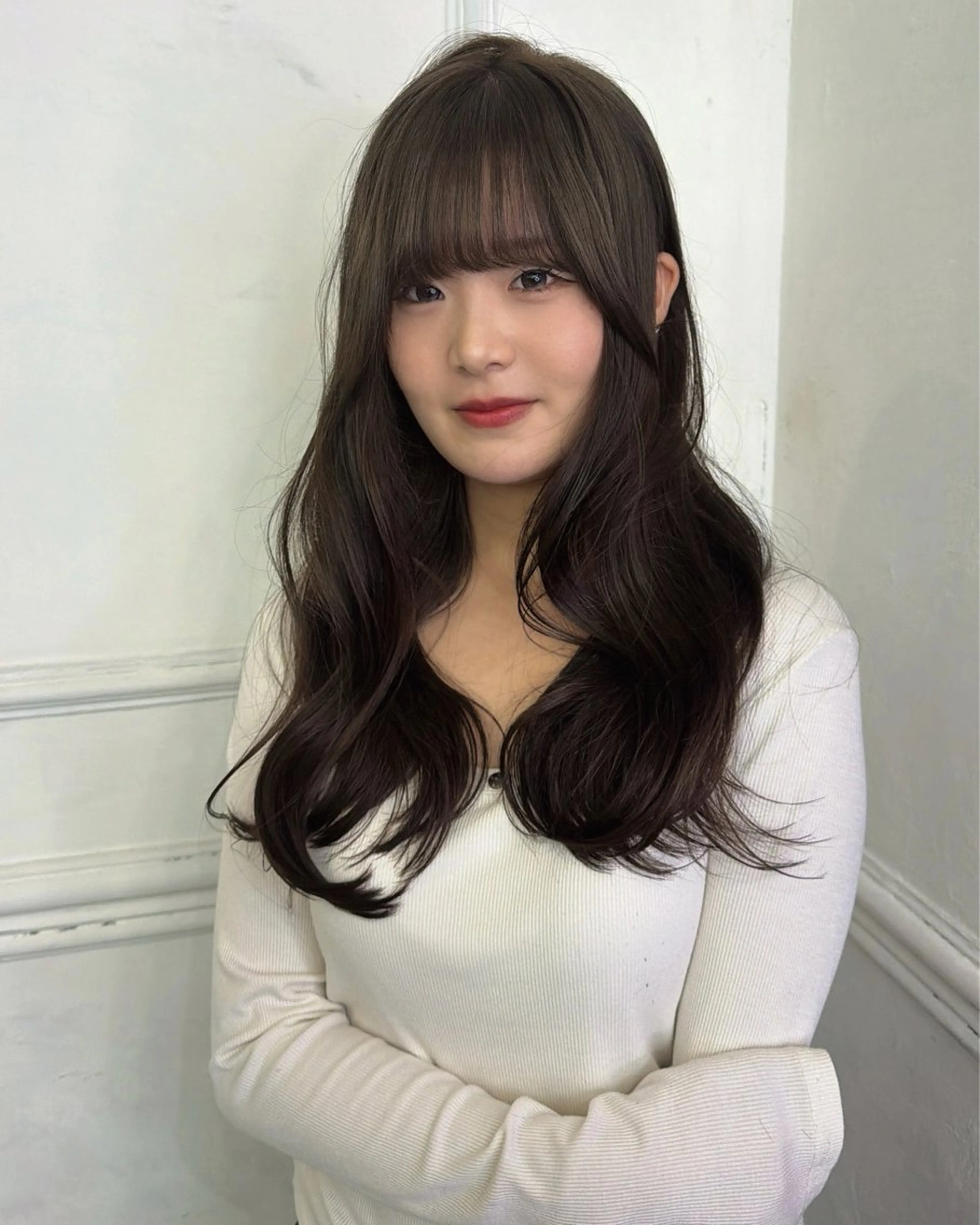 ロング カラー maisonHALU /古吉かやのヘアスタイル