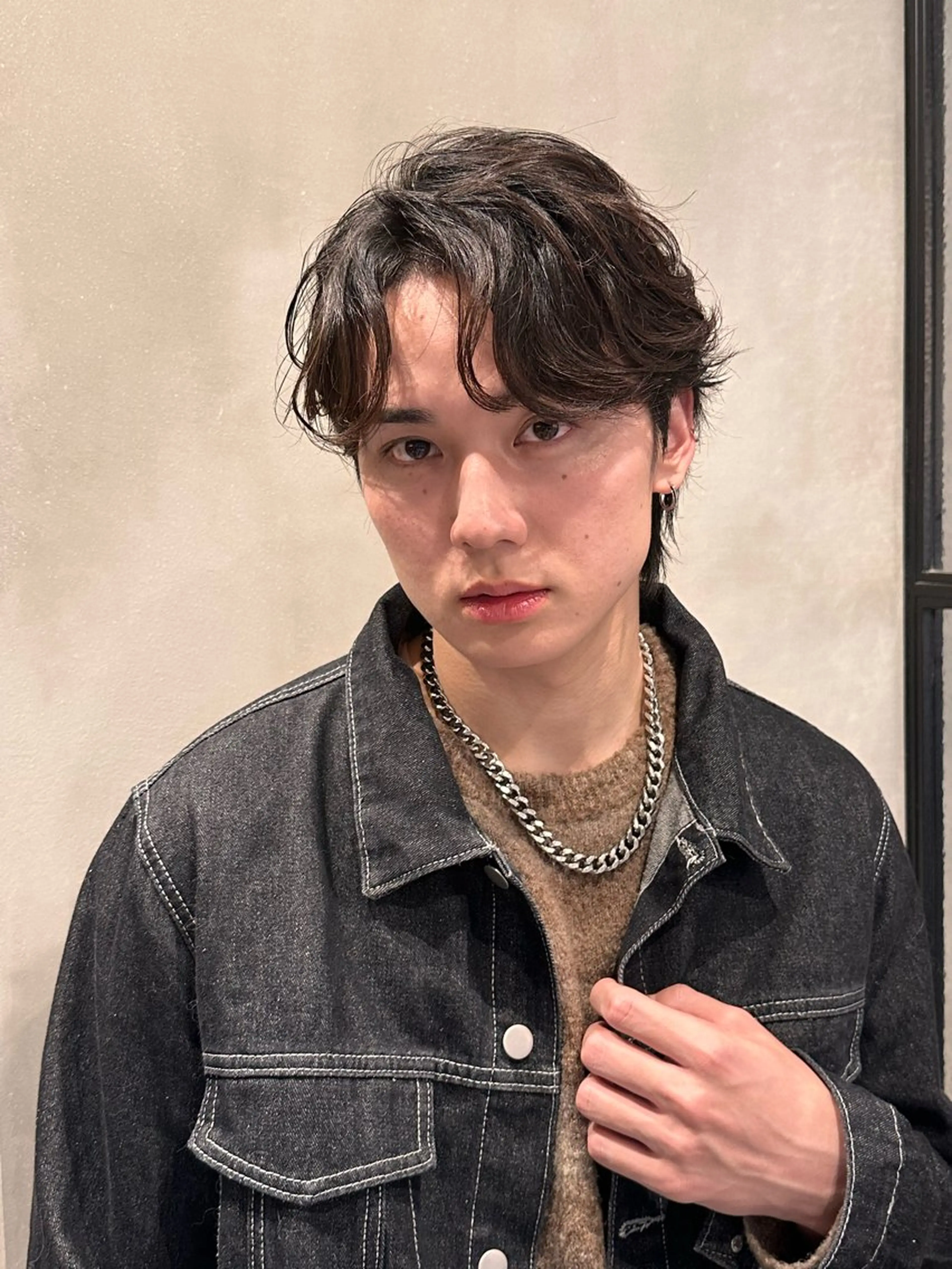 ショート パーマ メンズ 池袋センターパート No.1 裕大のヘアスタイル