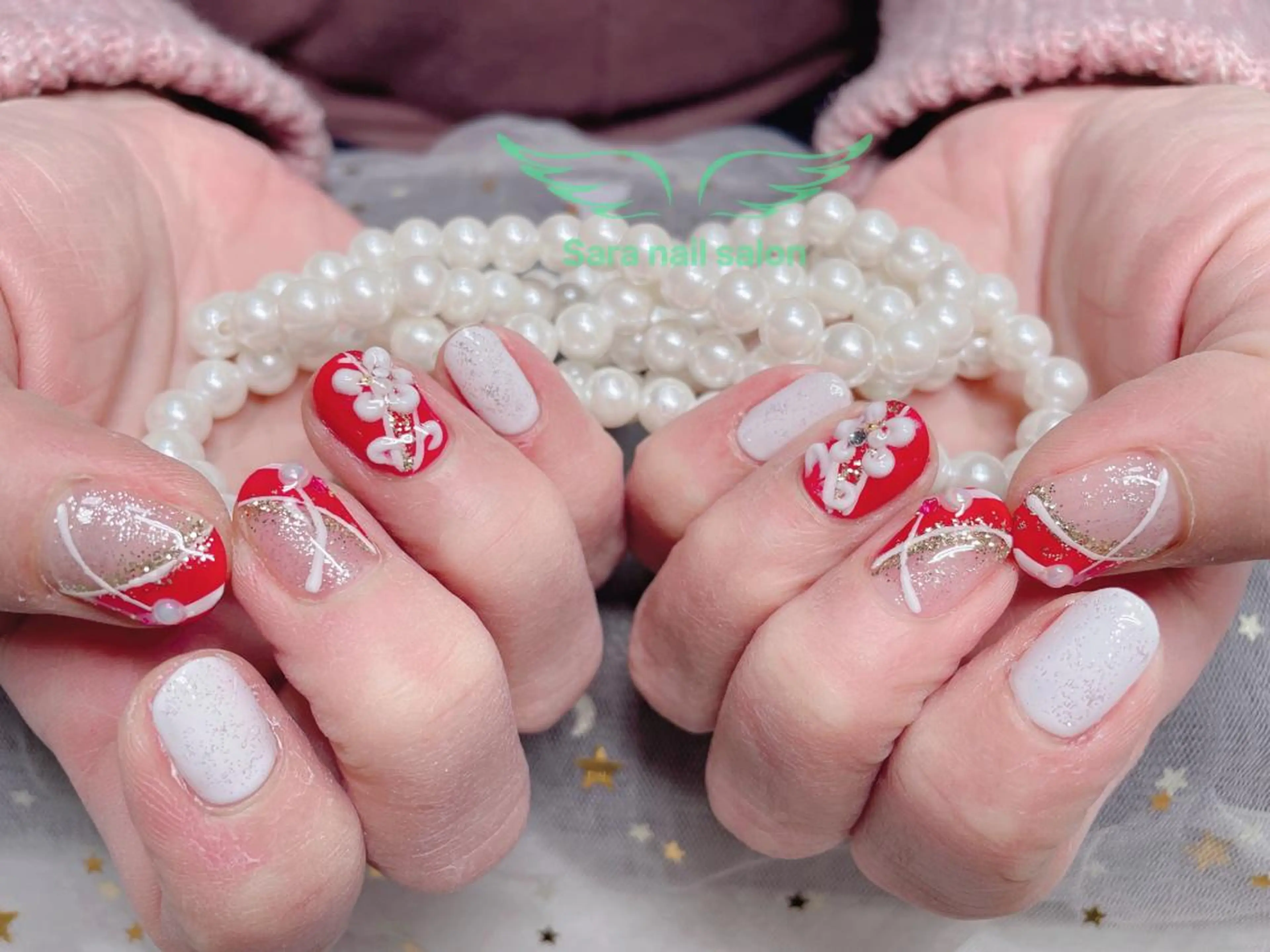ネイル ハンドネイル ハンドケア 小岩 Saraのネイルデザイン