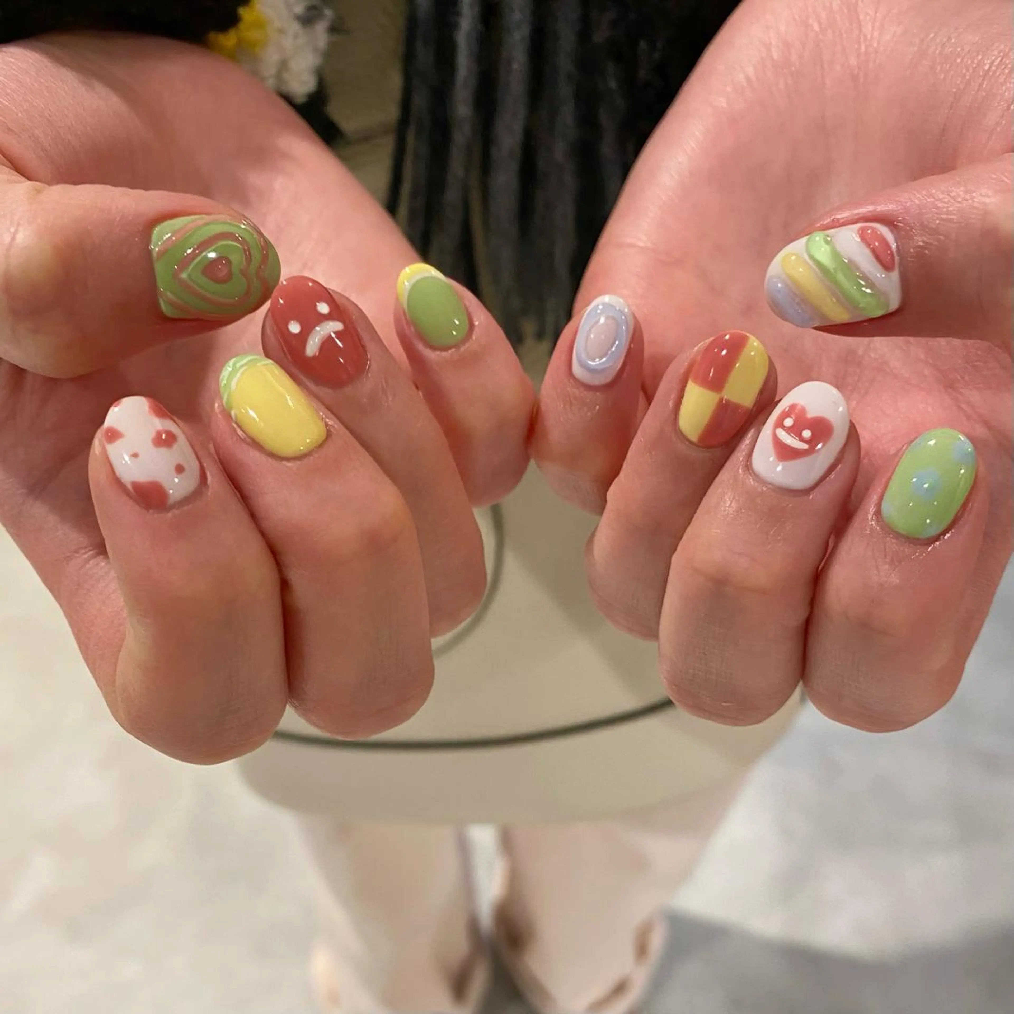 ネイル ニュアンスネイル ハンドネイル RINO AMANE nailのネイルデザイン
