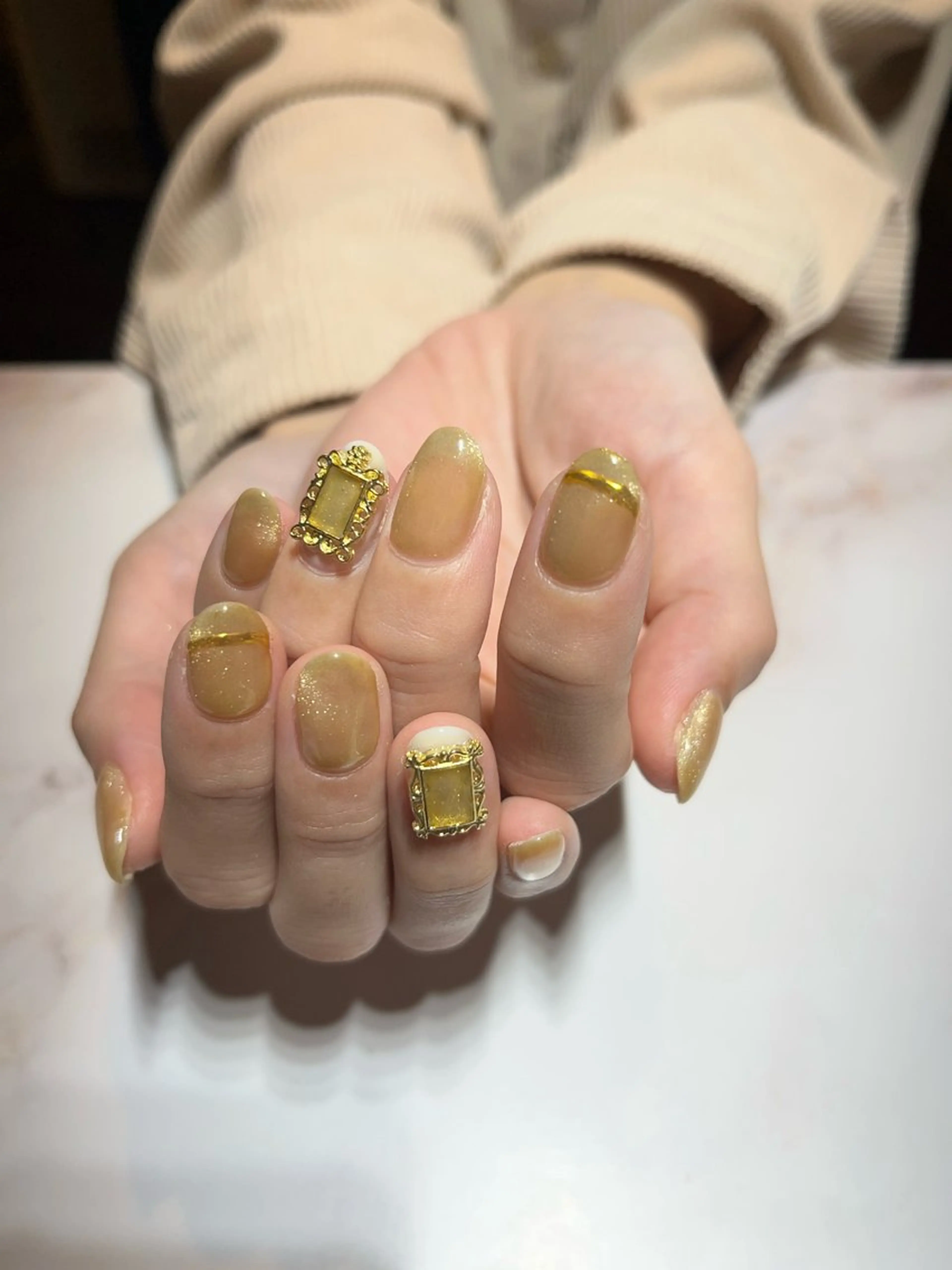 ネイル ハンドネイル RIKA@salon newsproutのネイルデザイン