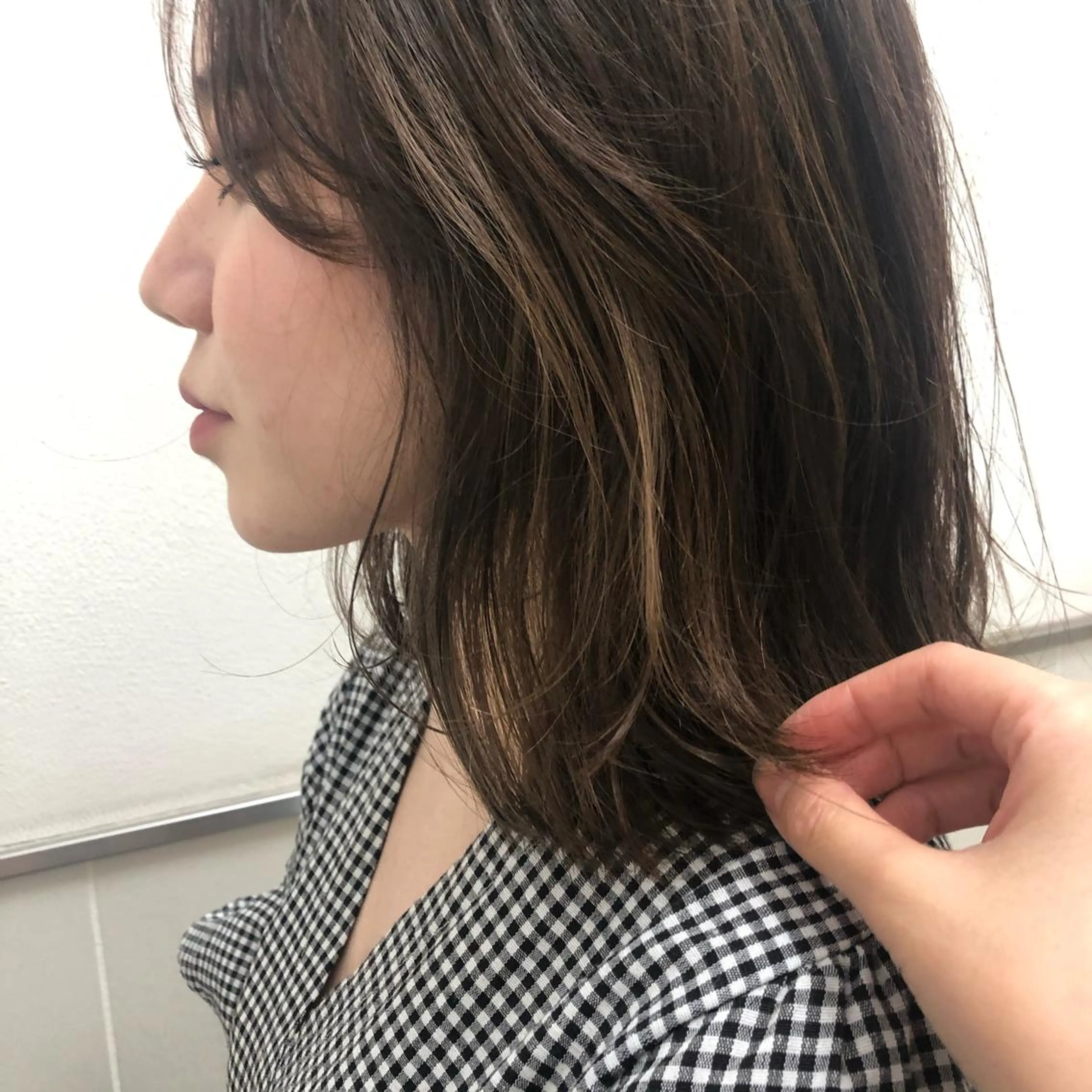 カット＋ハイライトカラー【ケアブリーチ込み】の写真