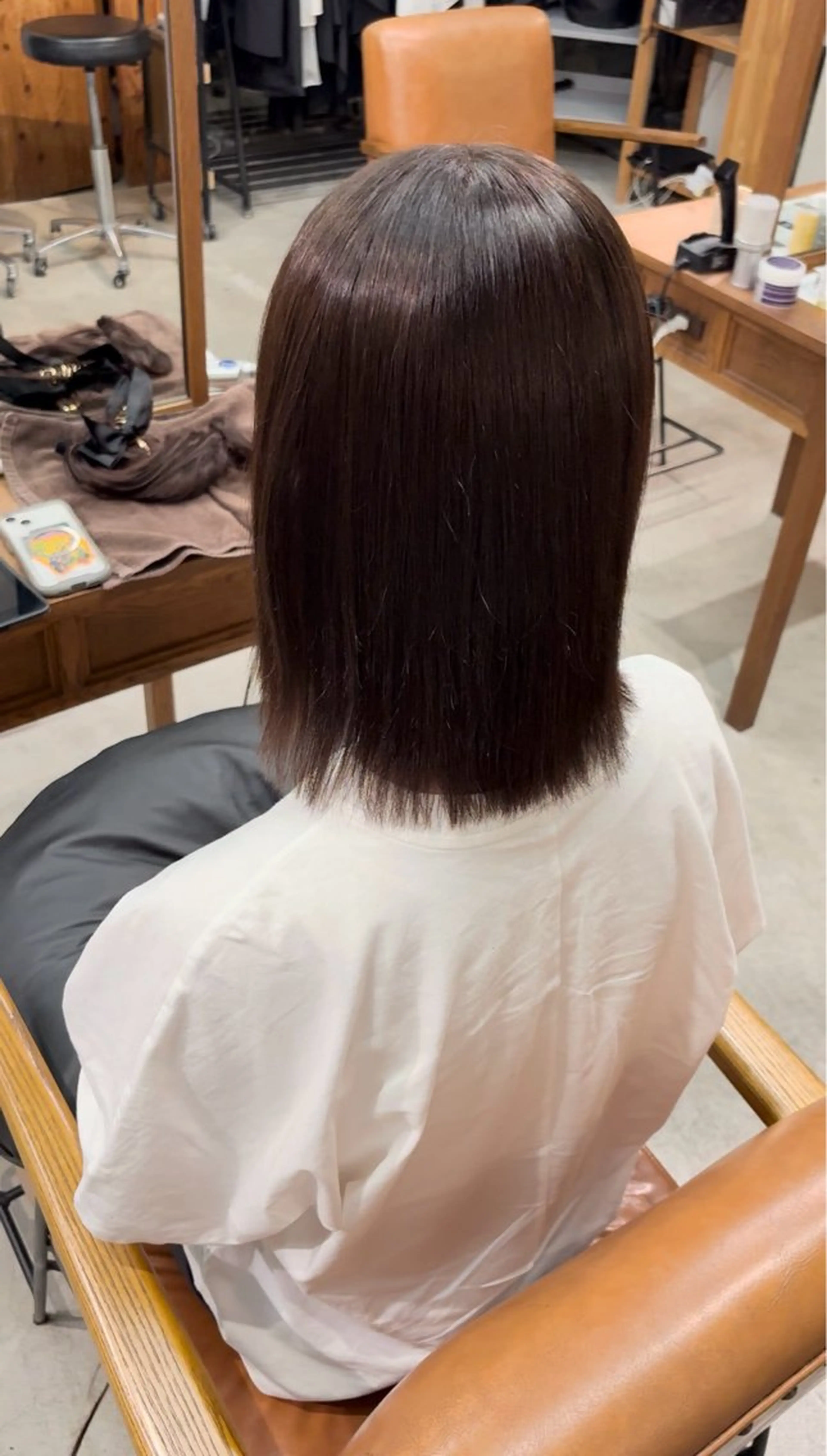 ミディアム カット ヘアカラー トリートメント Nicoru*所属・SONO 【一宮】のヘアスタイル