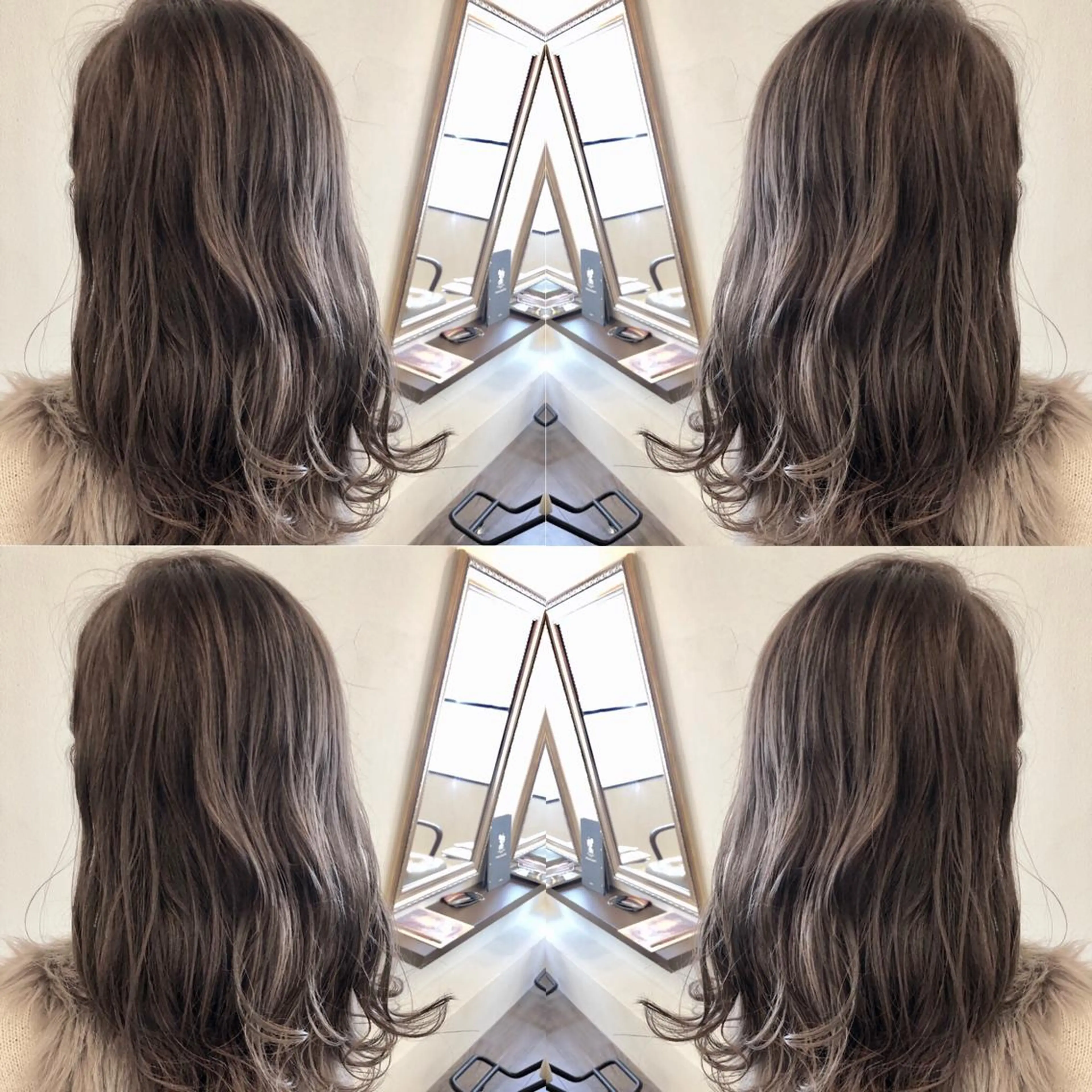 セミロング カラー カット ヘアカラー トリートメント Hair make VERDA所属・宮下 耕平のヘアスタイル