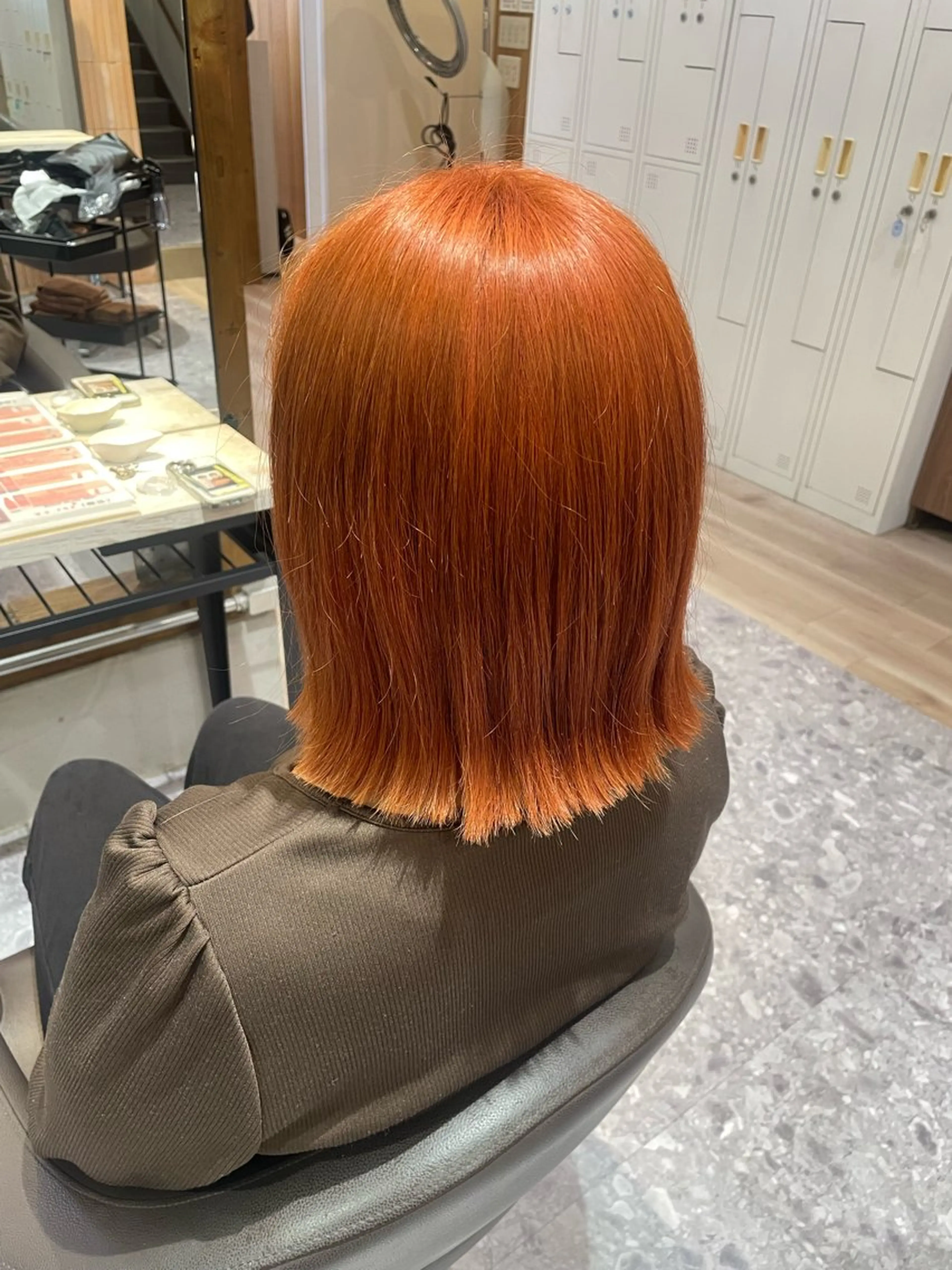 ミディアム カラー カット ヘアカラー 髪質改善カラー🌈✨ 加藤 愛のヘアスタイル