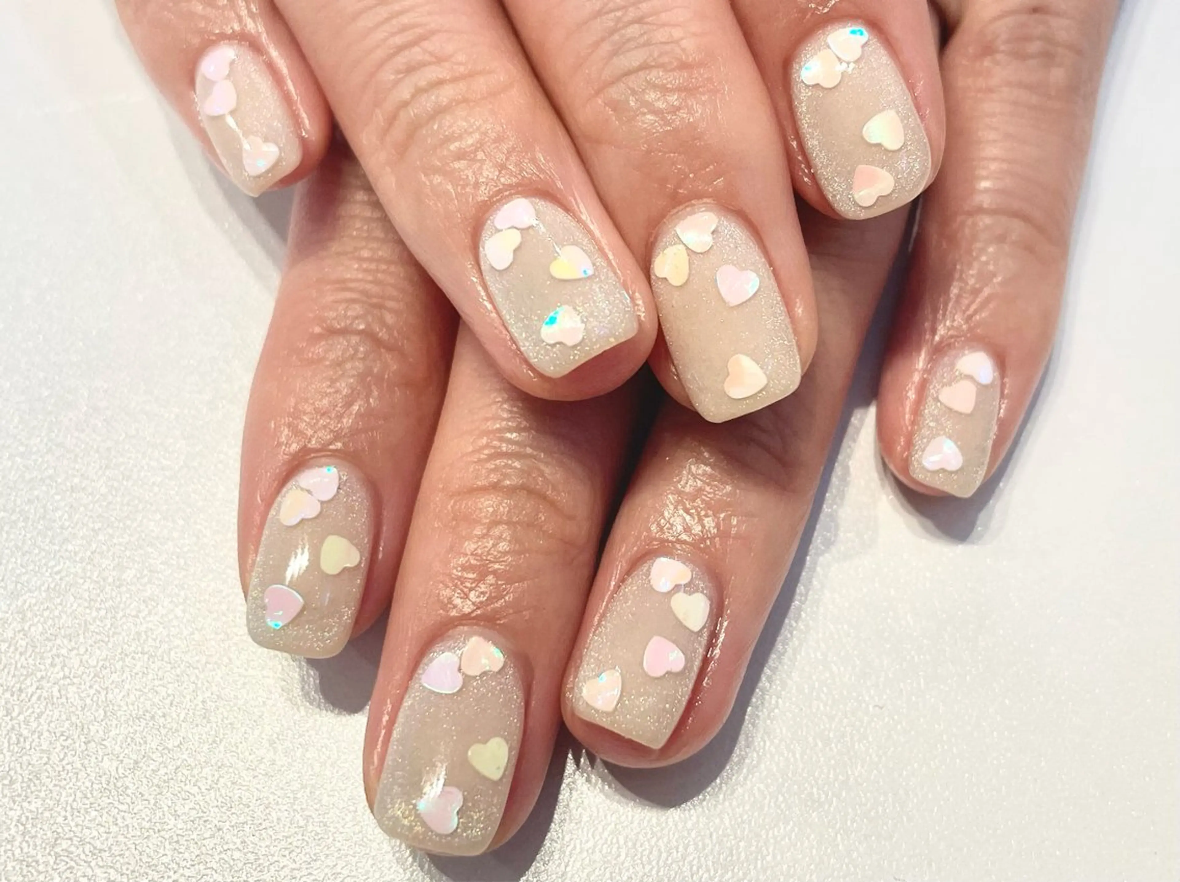 ネイル ハート マグネットネイル Mas Miのネイルデザイン