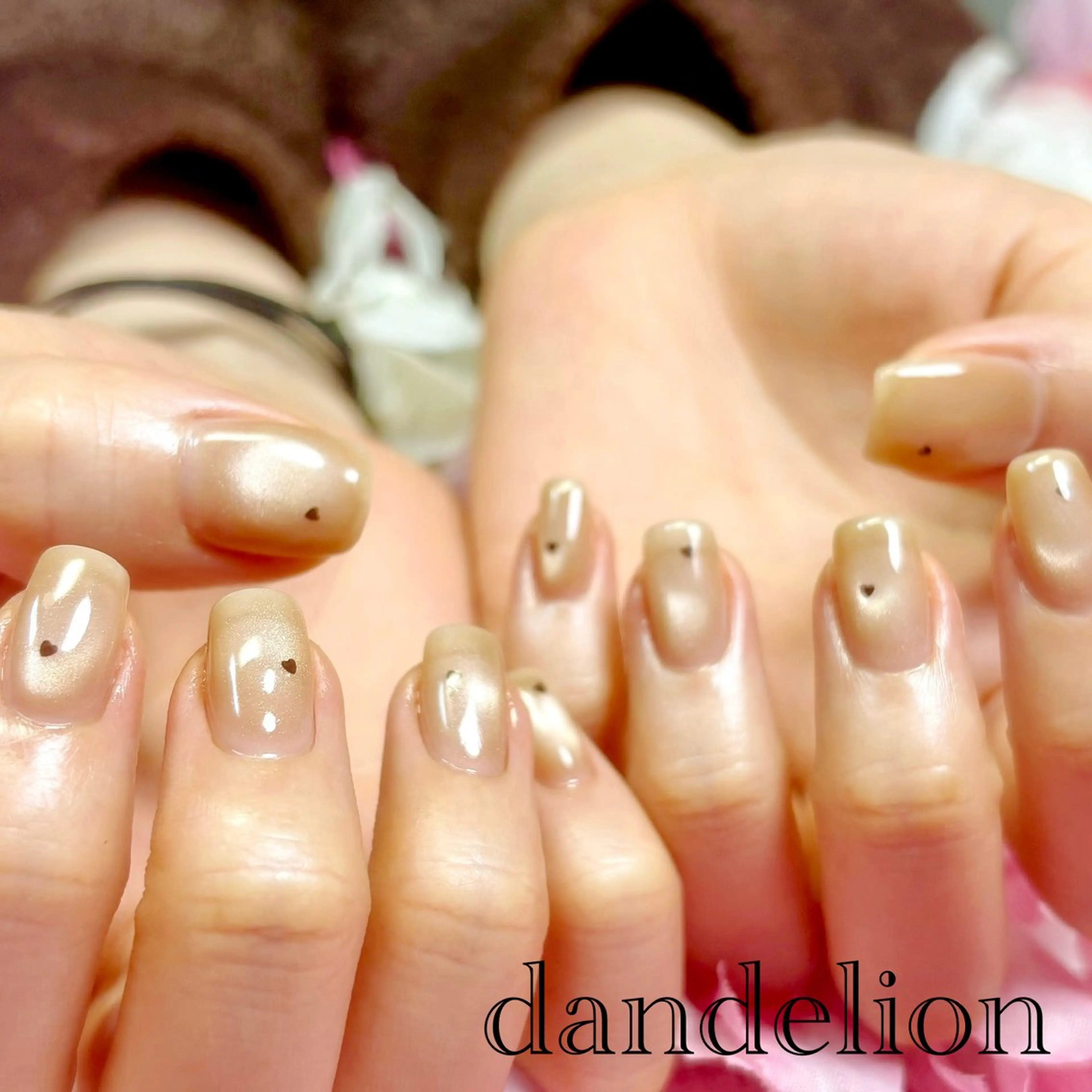 ネイル ハンドネイル ハンドケア dandelion ダンデライオンのネイルデザイン