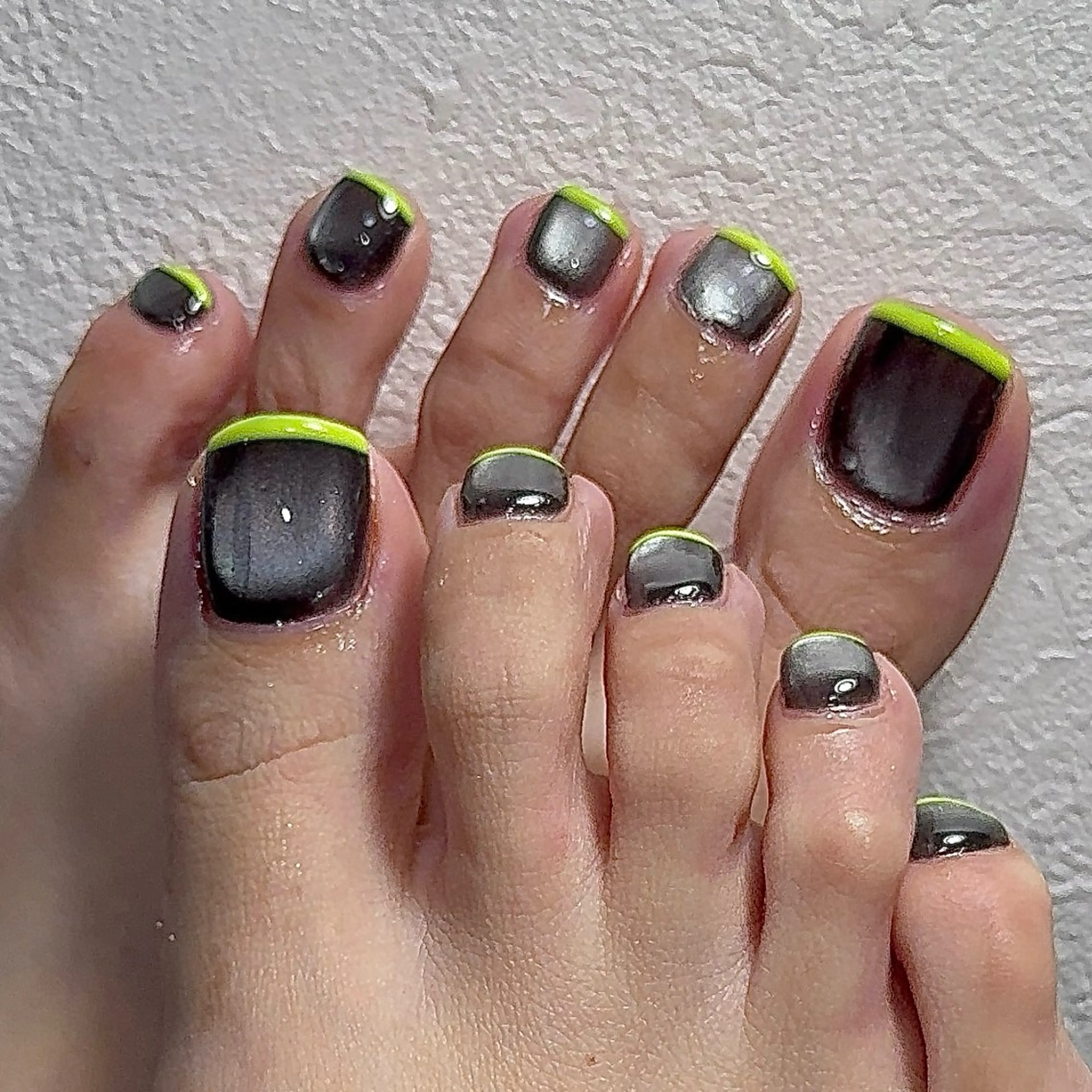 ネイル フットネイル 黒川 実祐のネイルデザイン