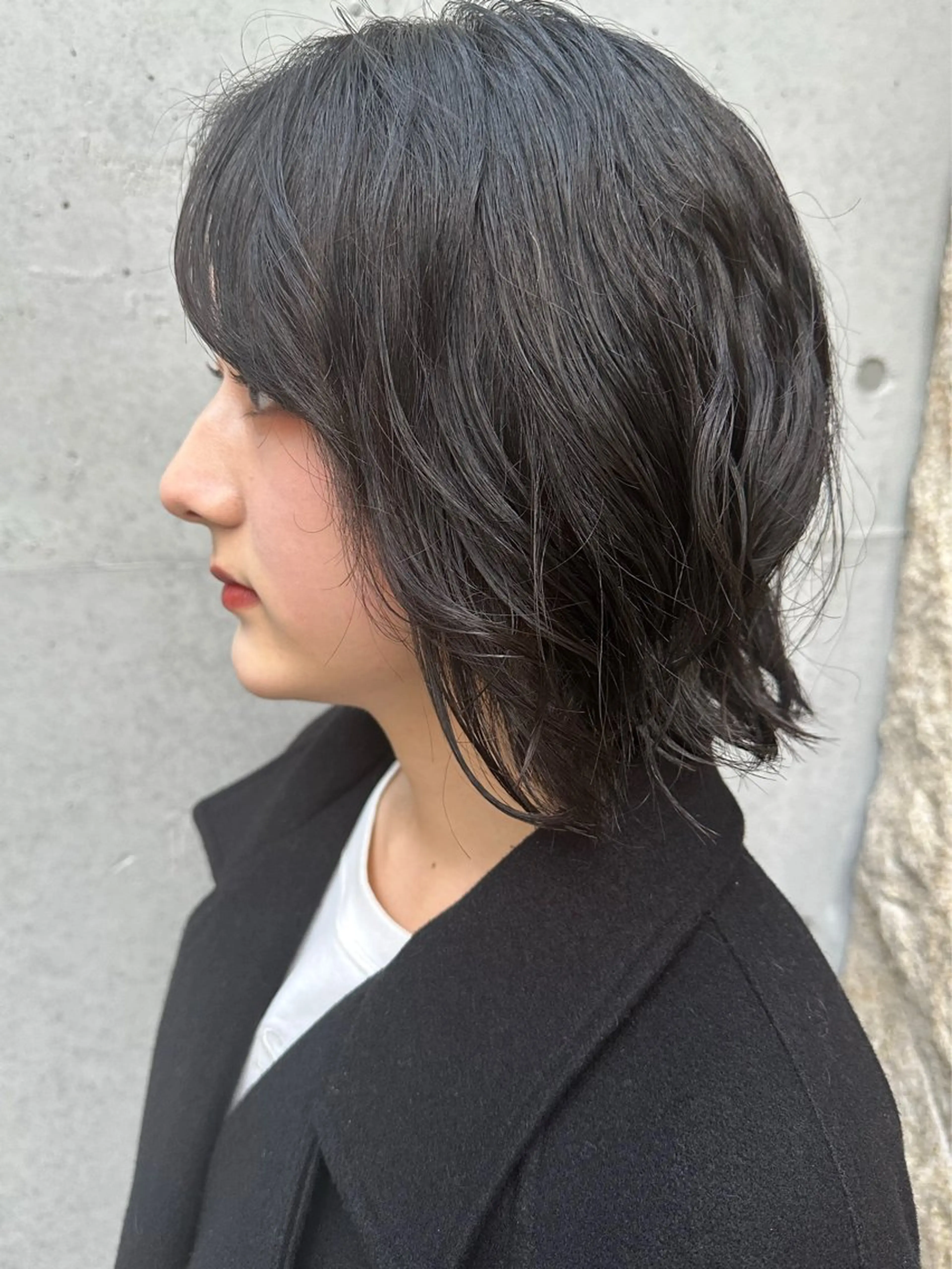 ショート ボブ パーマ/ボブ/レイ ヤー💫SUZUKAのヘアスタイル