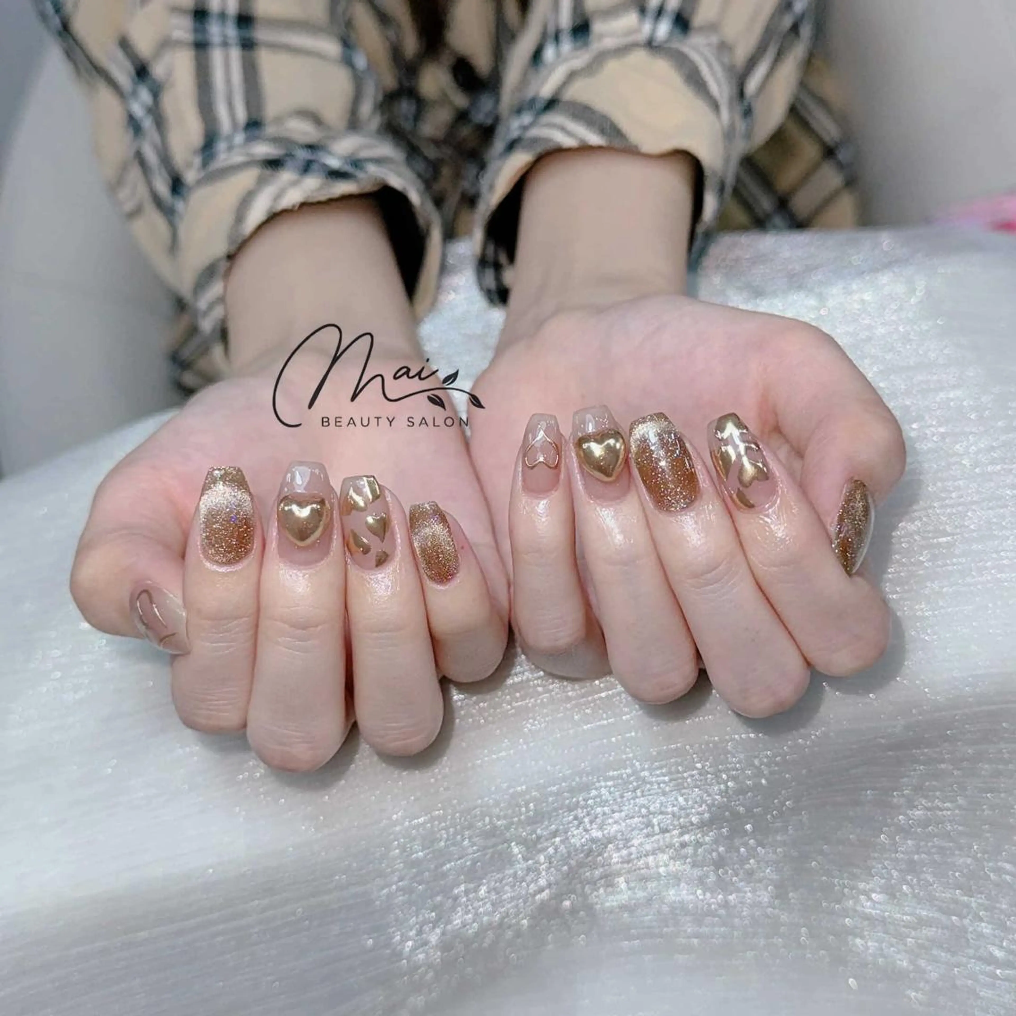 ネイル フットネイル ジェルネイル マグネットネイル パラジェル ワンホンネイル MaiBeauty DanHiのネイルデザイン