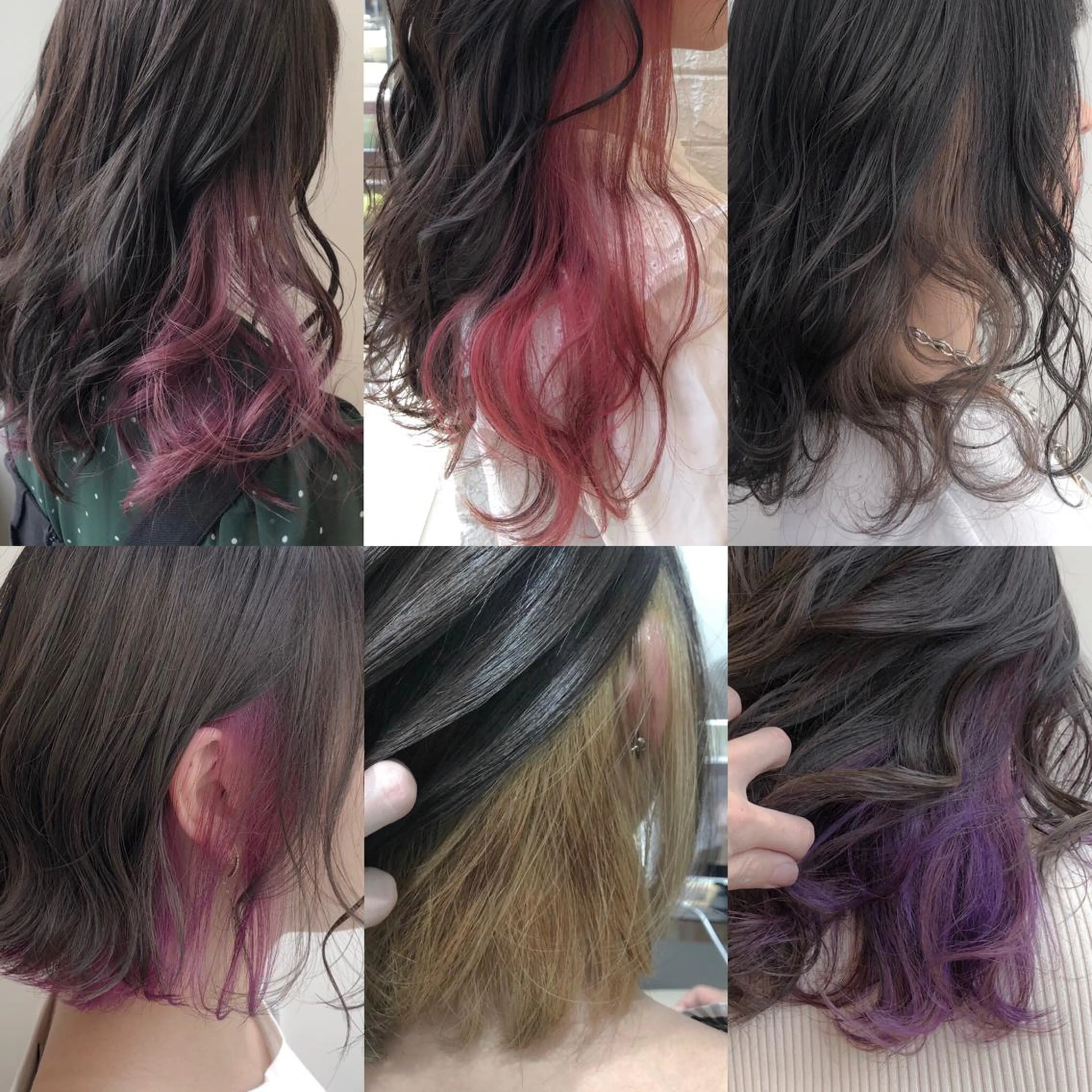 ミディアム カラー インナーカラー SALOWIN神戸三宮East店所属・【半個室、艶髪】西村 有司のヘアスタイル