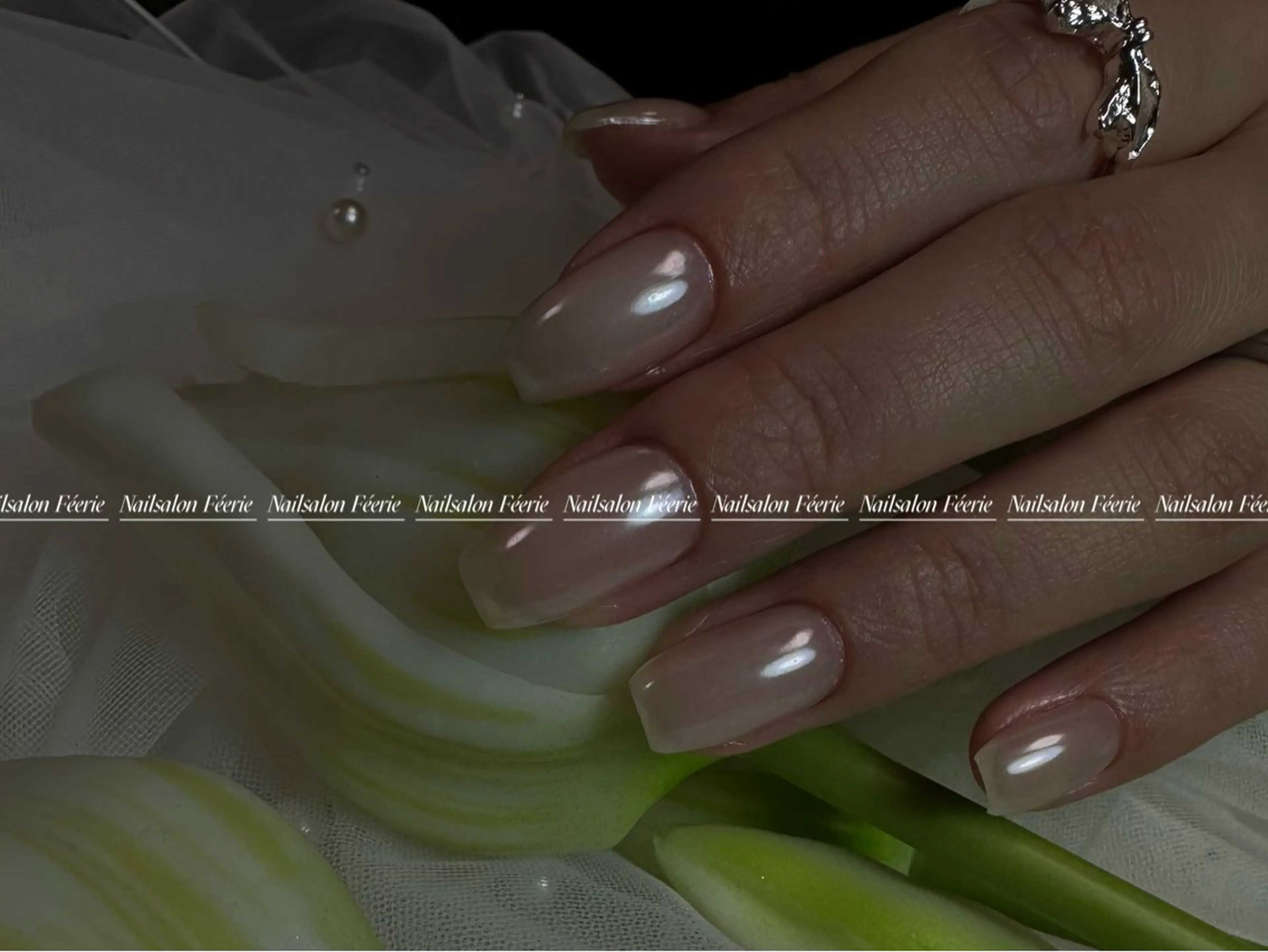 ネイル 成人式 長さ出し フットネイル フレンチネイル ジェルネイル ハンドネイル ハンドケア nail salon Feerieのネイルデザイン