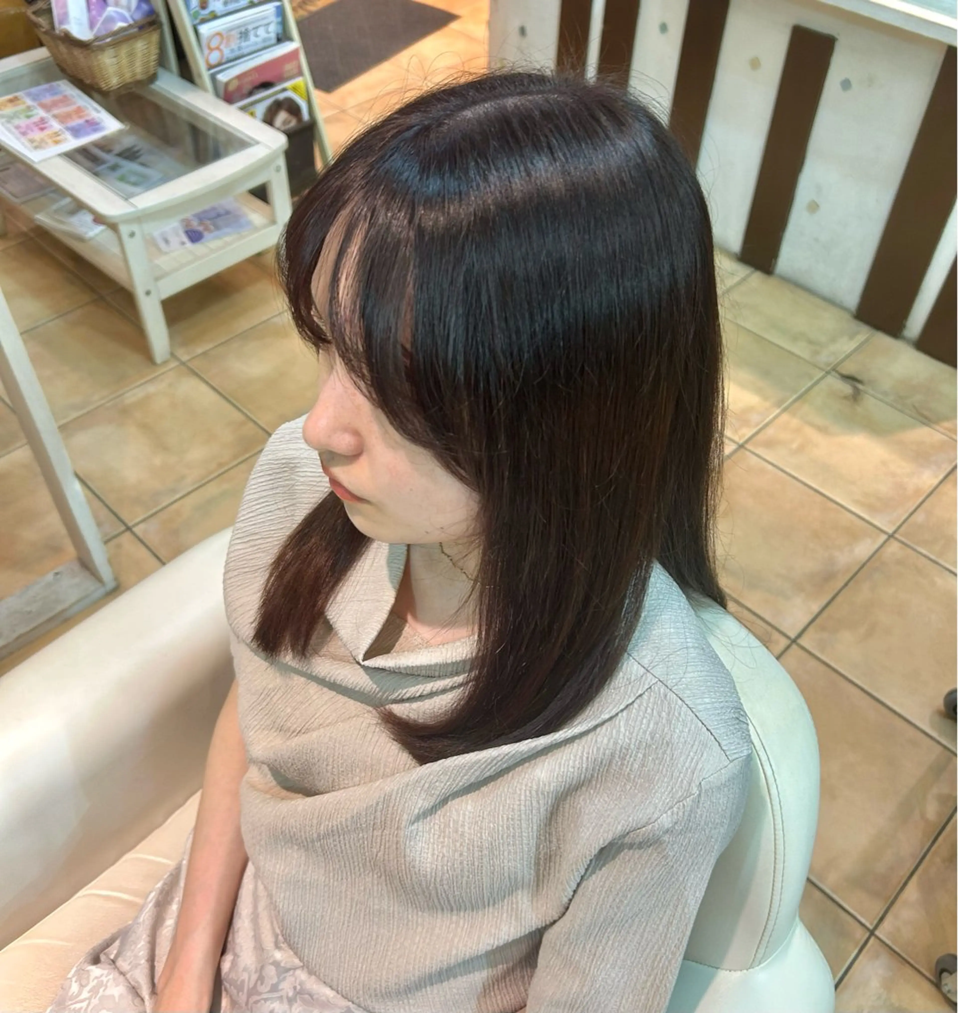 セミロング カラー ヘアカラー 小野 こゆきのヘアスタイル