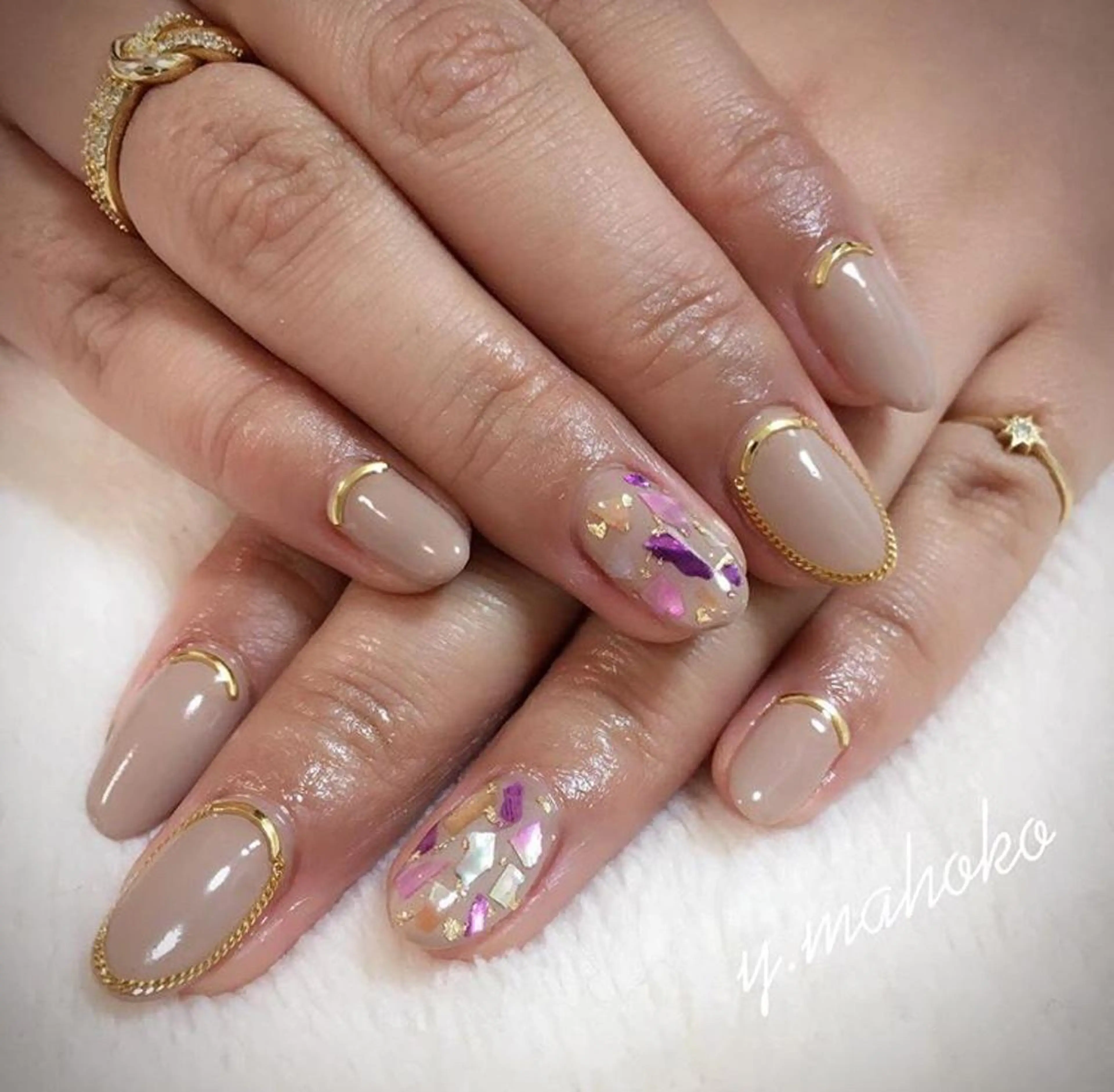 ネイル She nail studio 原宿所属・パラジェル有/ スカルプ/mahoのネイルデザイン