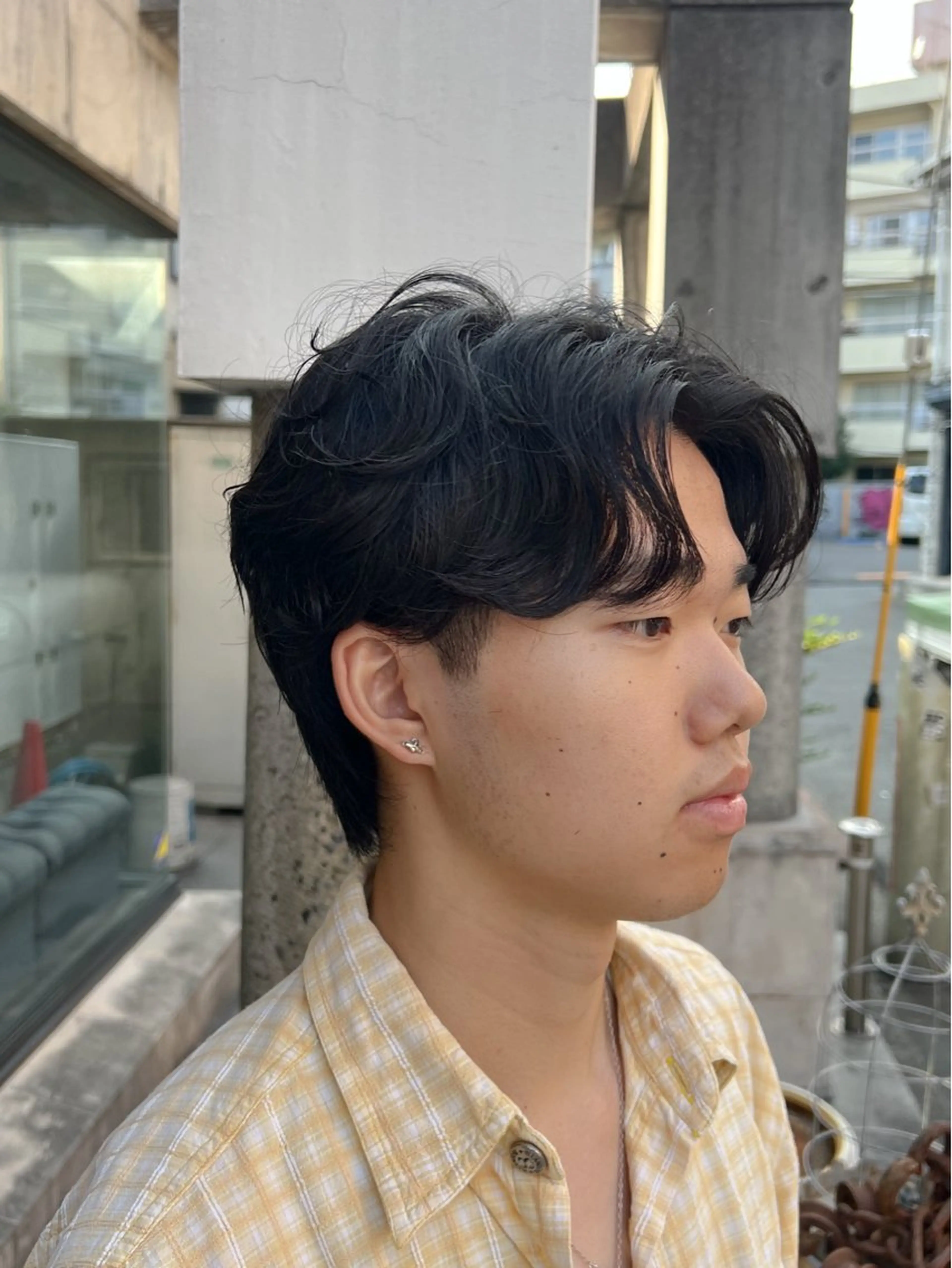 ショート パーマ ヘアアレンジ メンズ ショートボブ メンズブリーチ メンズ韓国風 メンズウルフカット 韓国風カラー カット パーマ トリートメント 透明感/艶髪矯正 🪐takushiのヘアスタイル