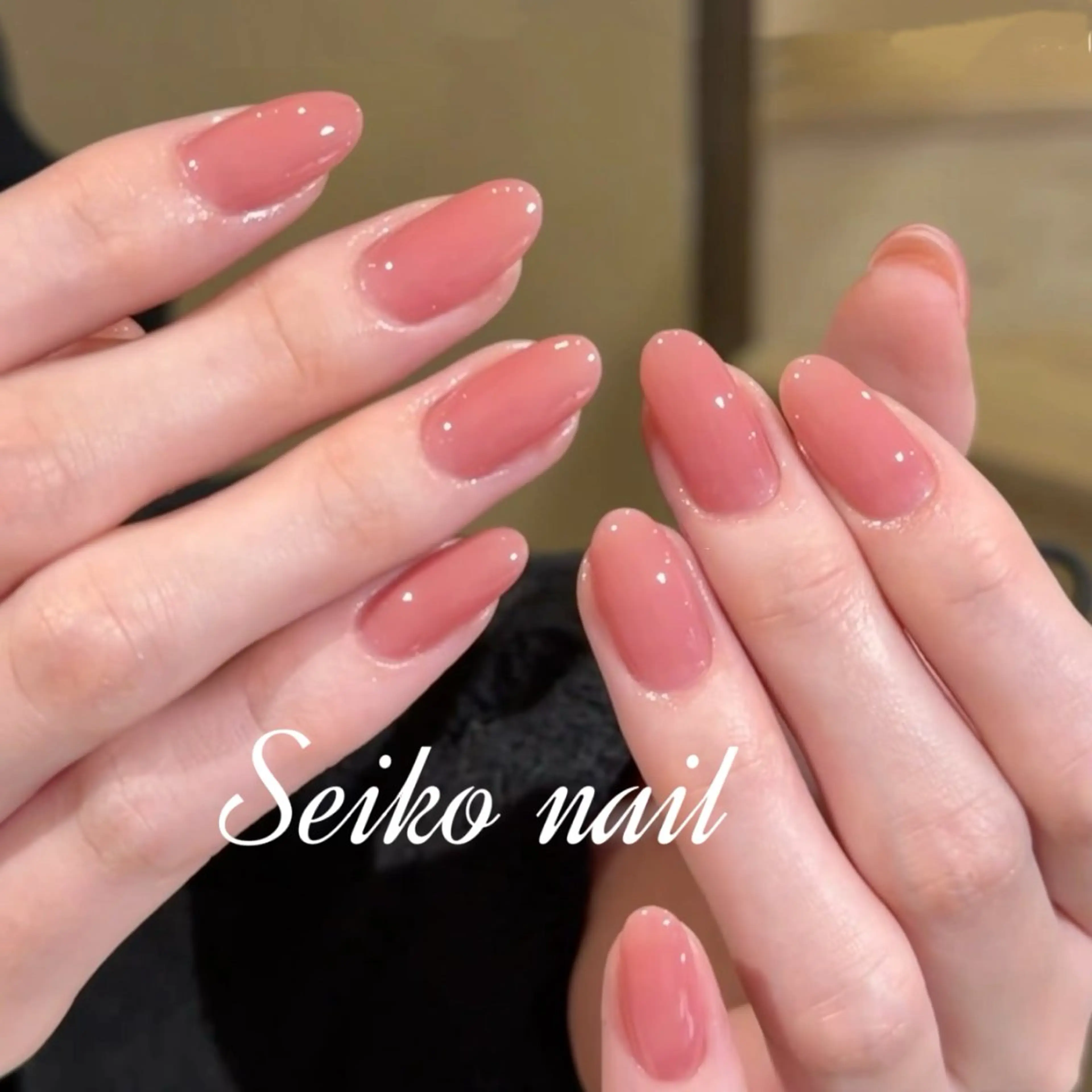 ネイル オーロラネイル 長さ出し フレンチネイル ジェルネイル ハート ハンドネイル seiko nail Nanami（渋谷）のネイルデザイン