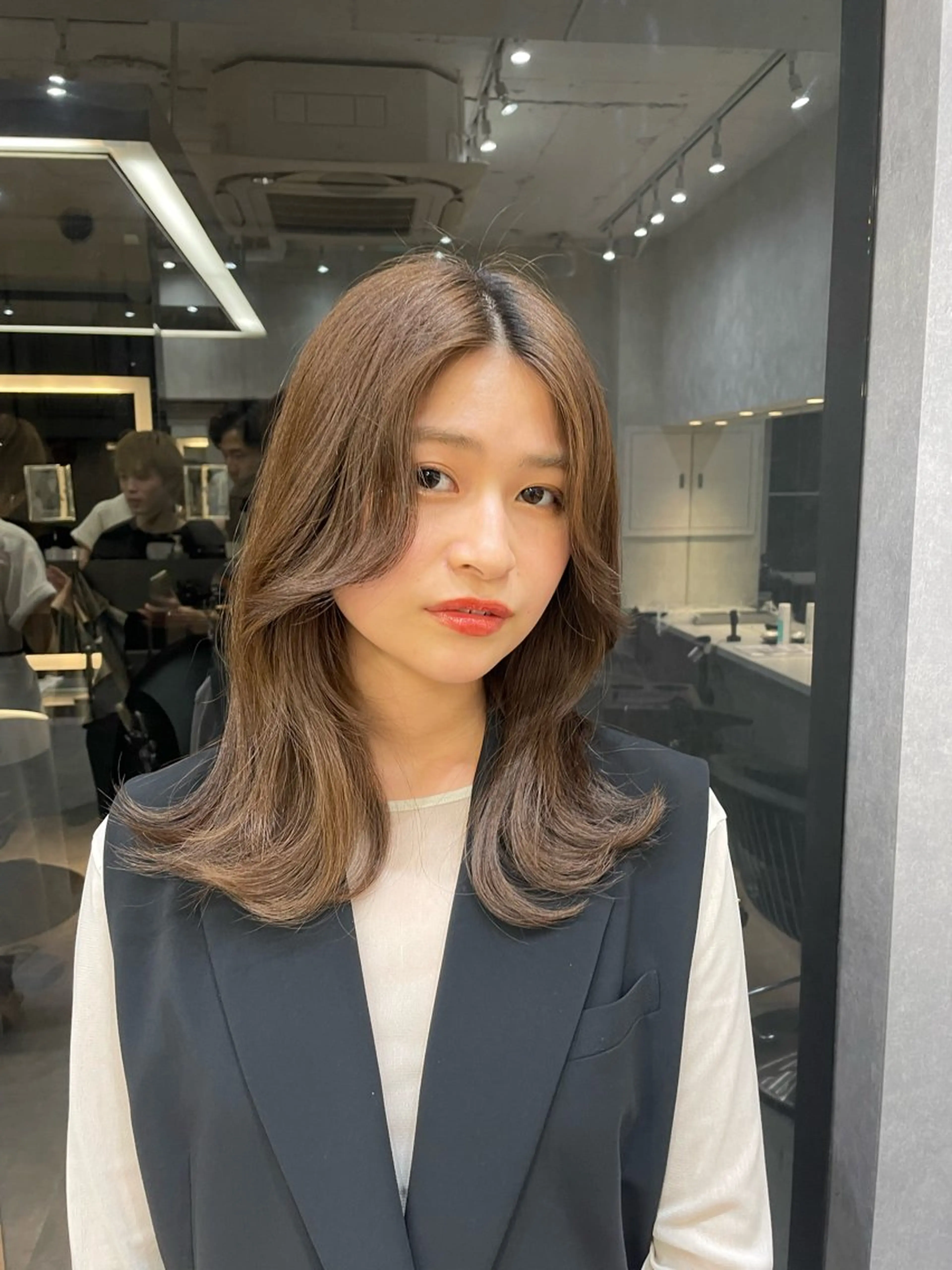 ミディアム サロウィン銀座RAYⅡ所属・❣️髪質改善/ 美髪矯正/沼座悠人のヘアスタイル