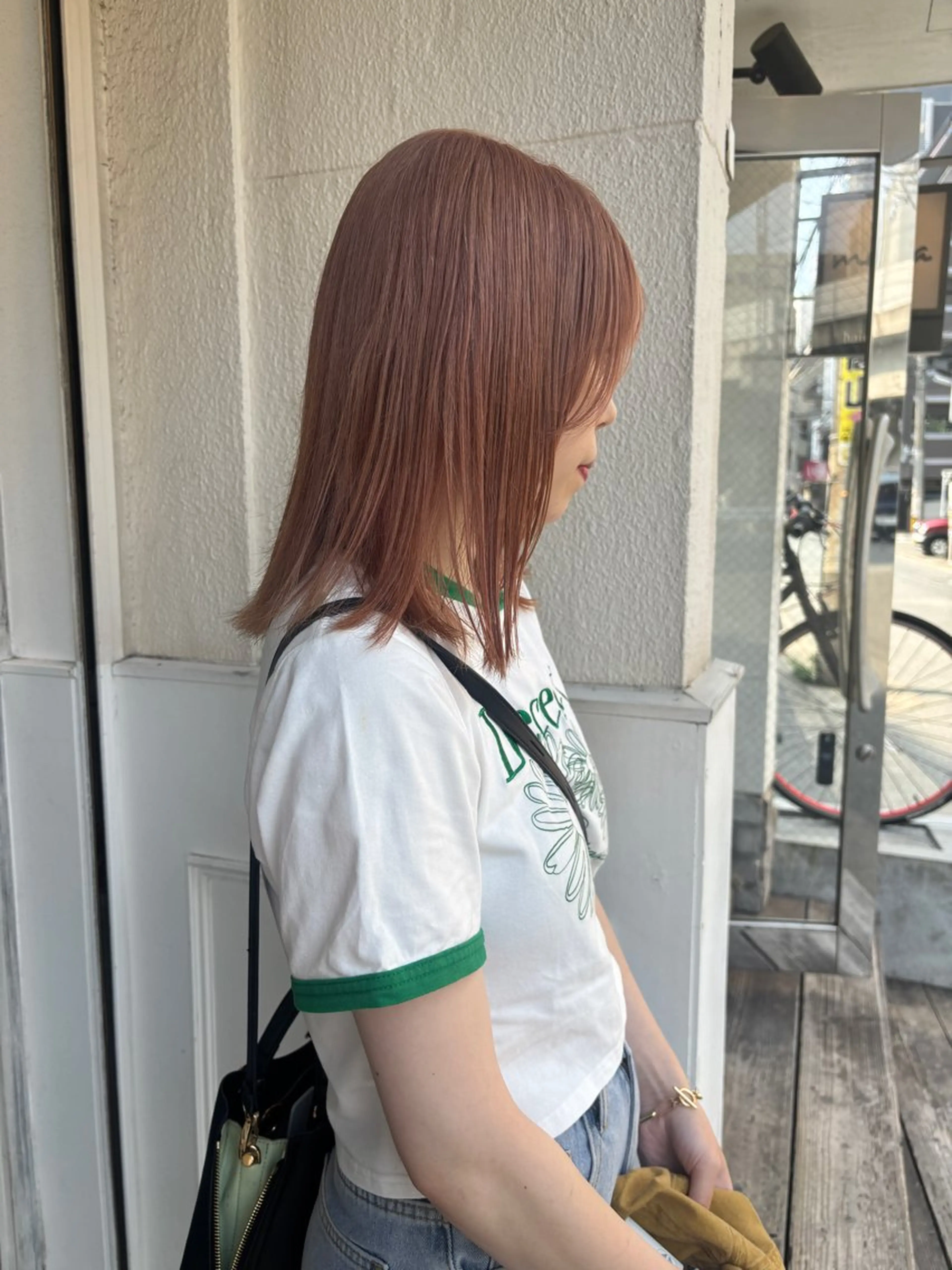 ミディアム ヘアカラー トリートメント saya🌿レイヤー カット/透明感カラーのヘアスタイル