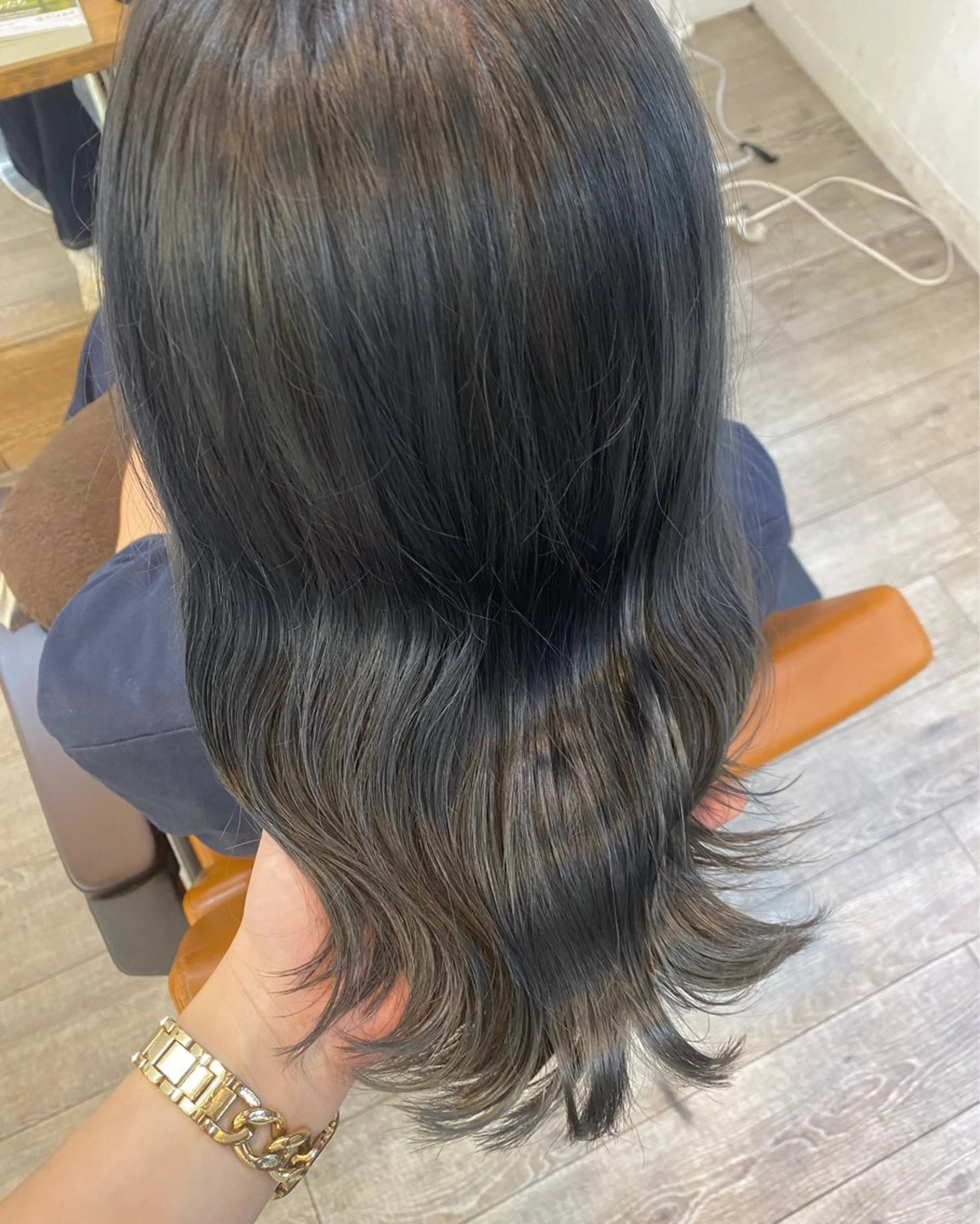 ミディアム カラー 広島/わかな/ヘア セット/オリーブのヘアスタイル