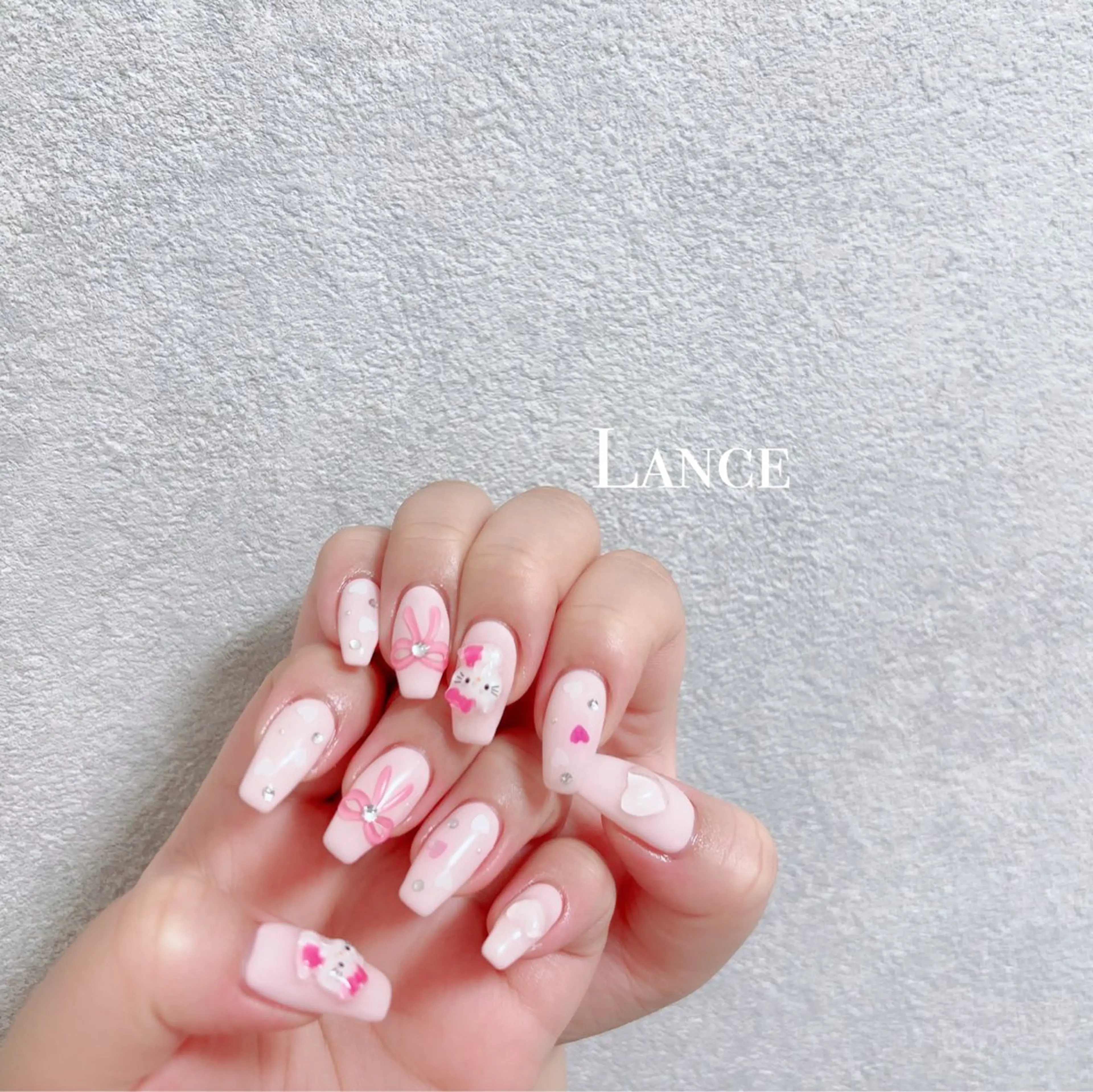 ネイル オーロラネイル フットネイル フレンチネイル キラキラネイル 韓国ネイル ハンドネイル Lance nailのネイルデザイン