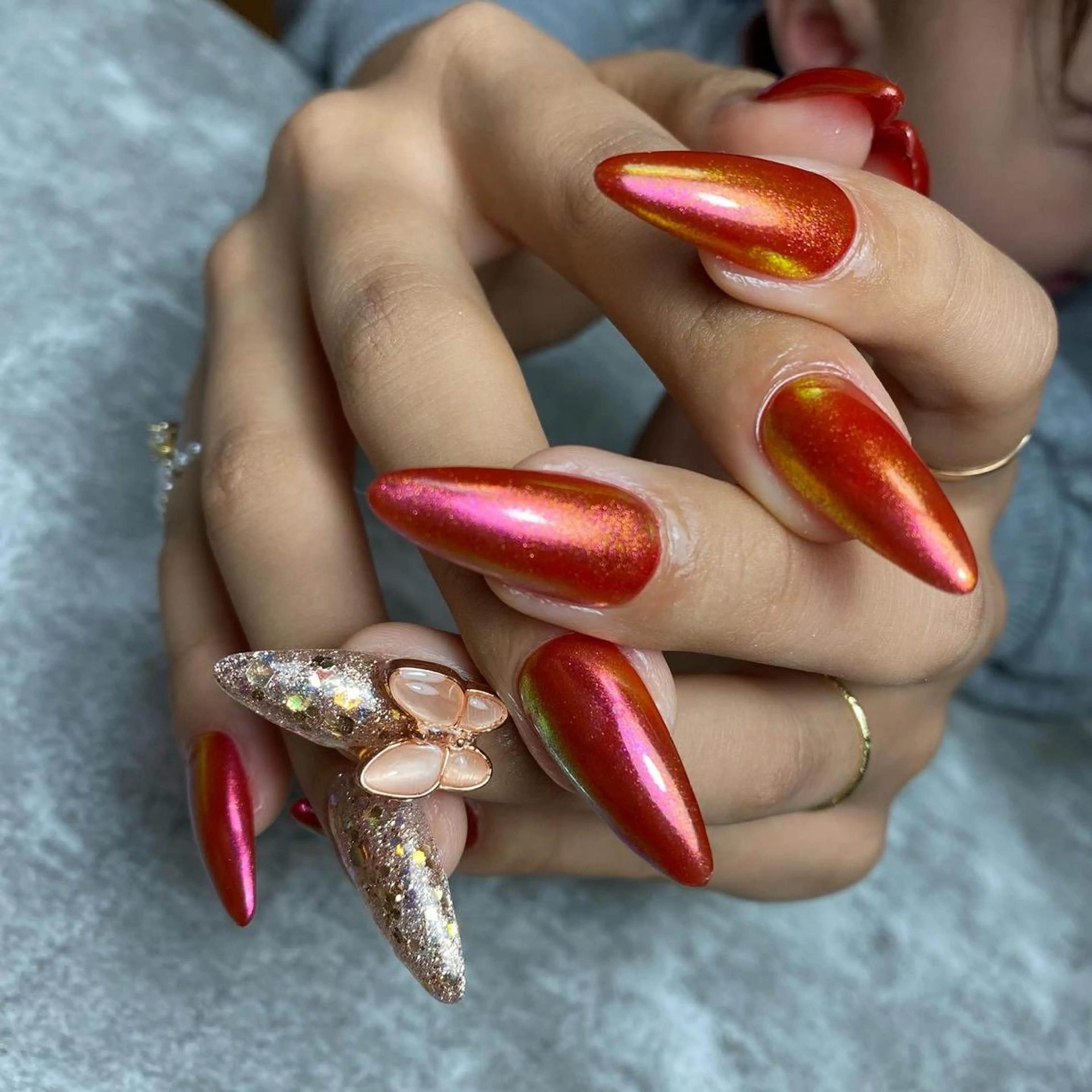 長さだし1本¥550❣️10本¥5500❣️アプレのGel-xと言うジェルでできたフルチップでの長さだしになります❣️の写真